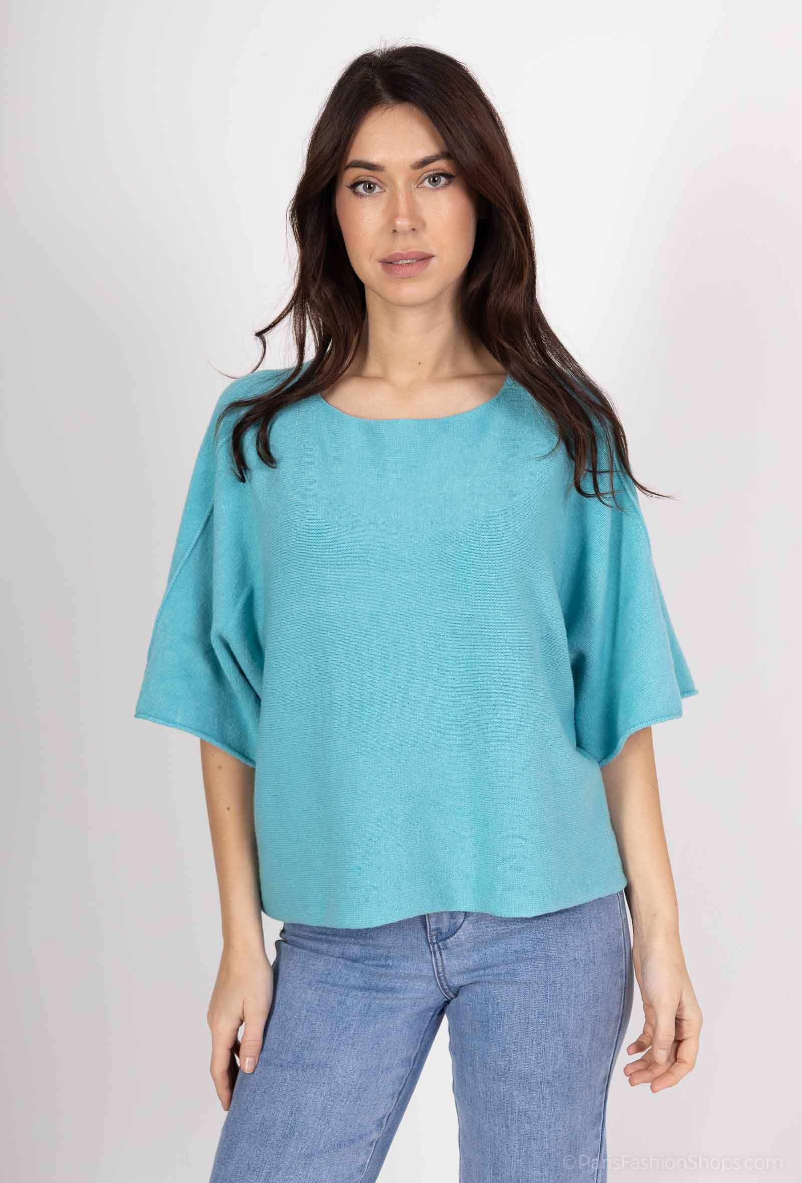 Mayorista For Her Paris Grande Taille - Suéter liso extragrande