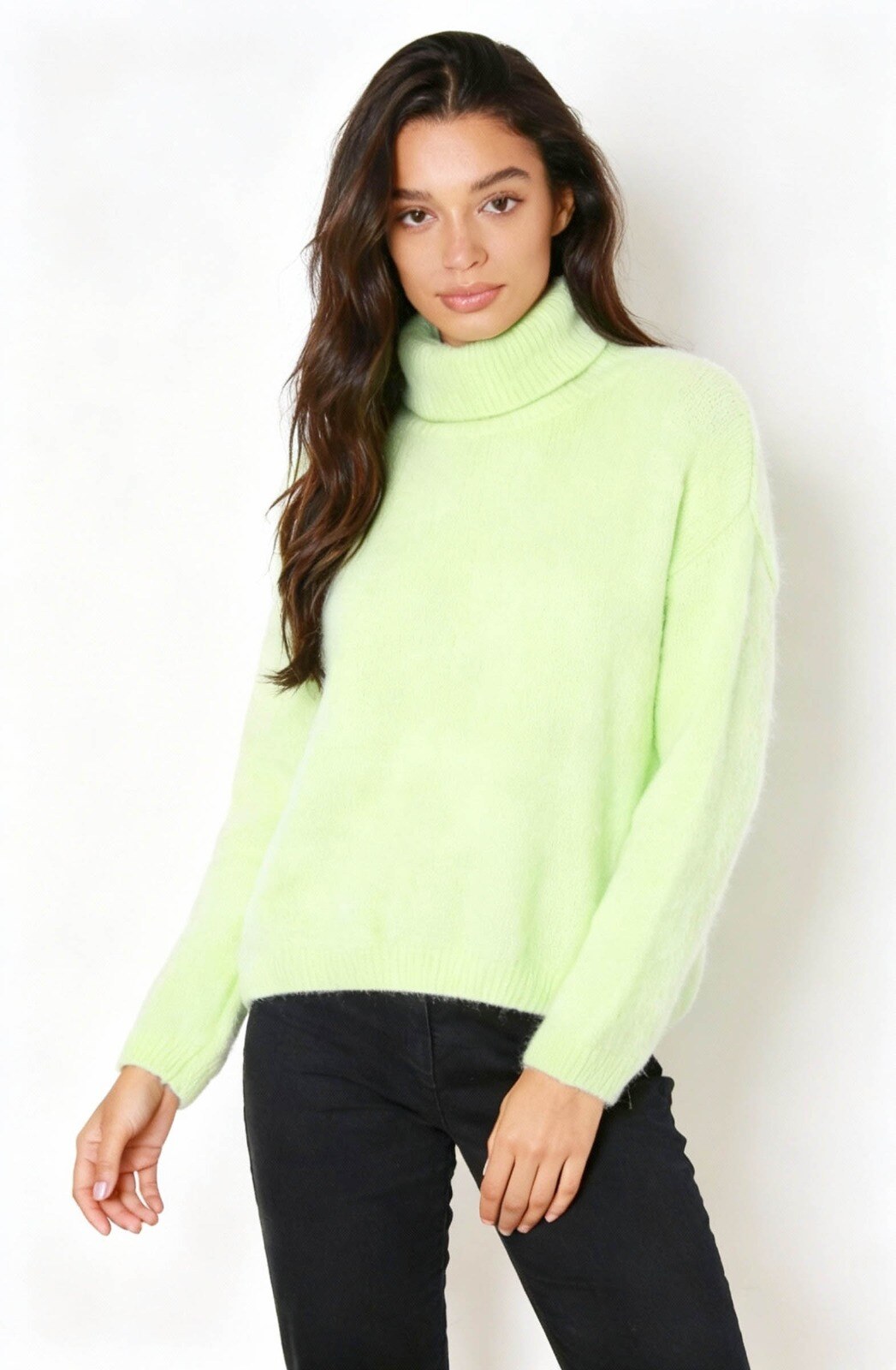 Wholesaler For Her Paris Grande Taille - Long-sleeve turtleneck sweater in baby alpaca that doesn't itch
