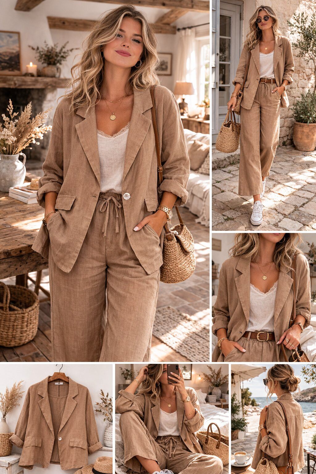 Wholesaler For Her Paris Grande Taille - Women's jacket in 100% linen with long sleeves