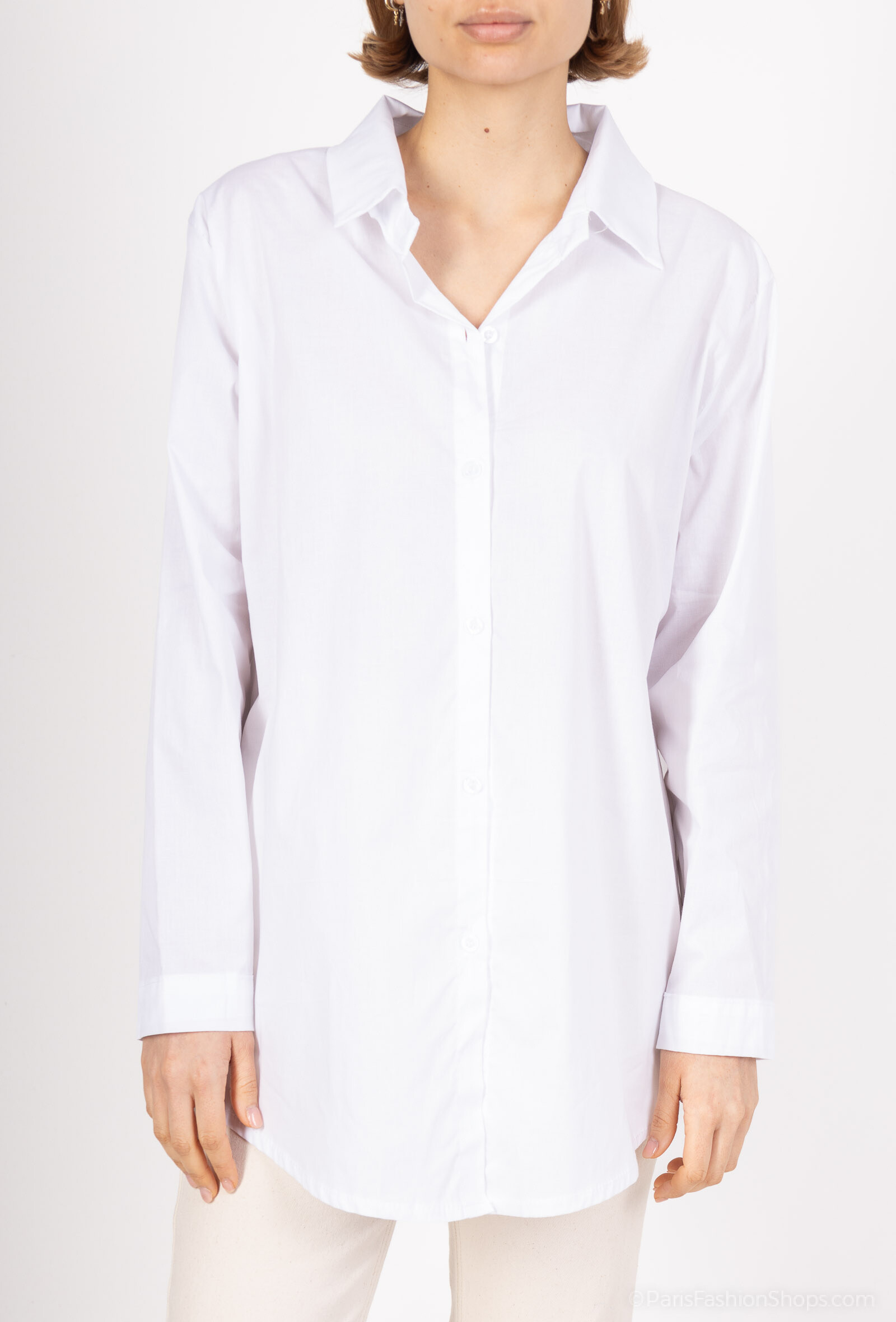 Wholesaler For Her Paris - 2 pieces: Oversize poncho sweater, sleeveless, V + shirt collar