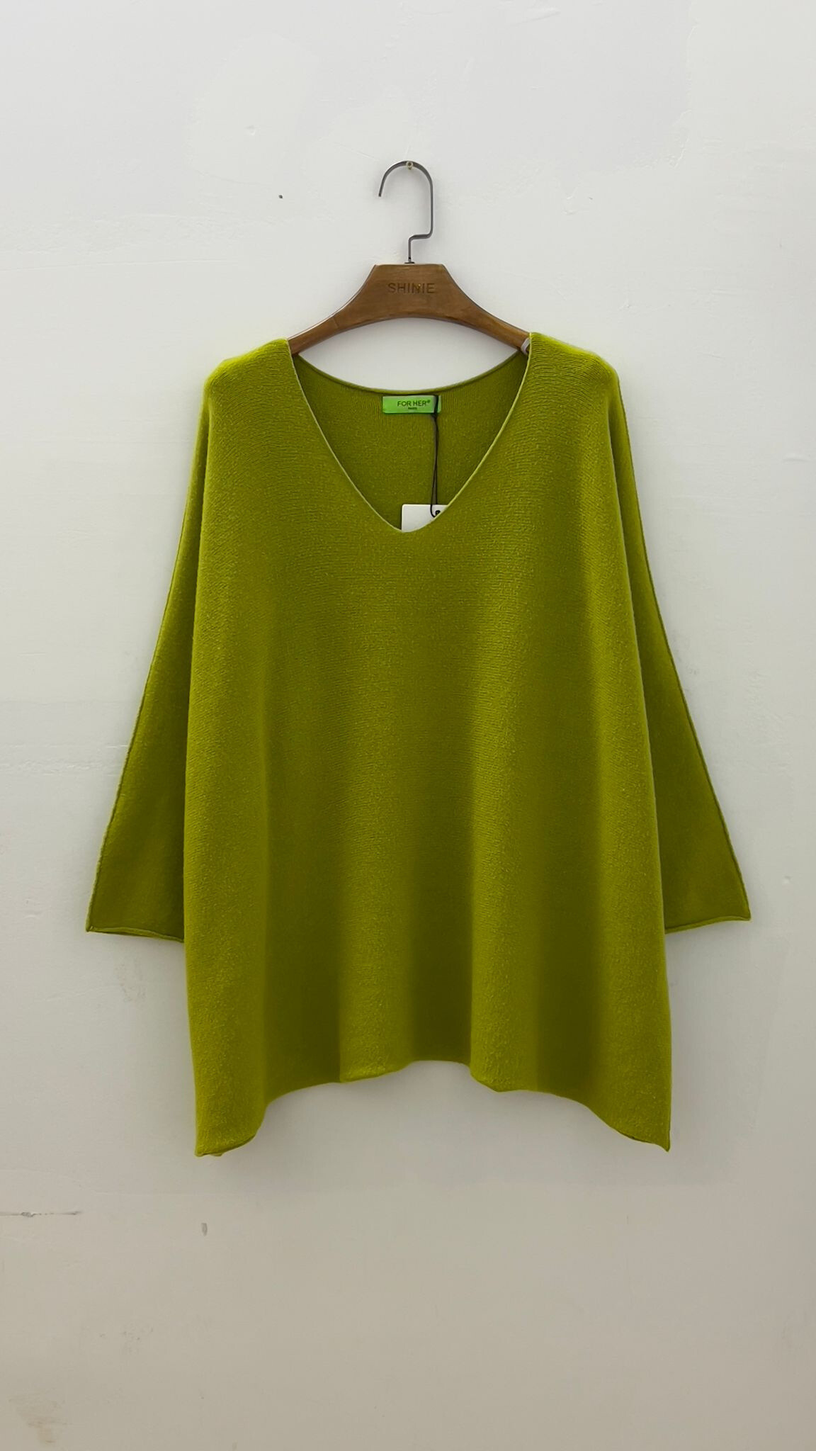 Großhändler For Her Paris - Übergroßer schlichter Pullover