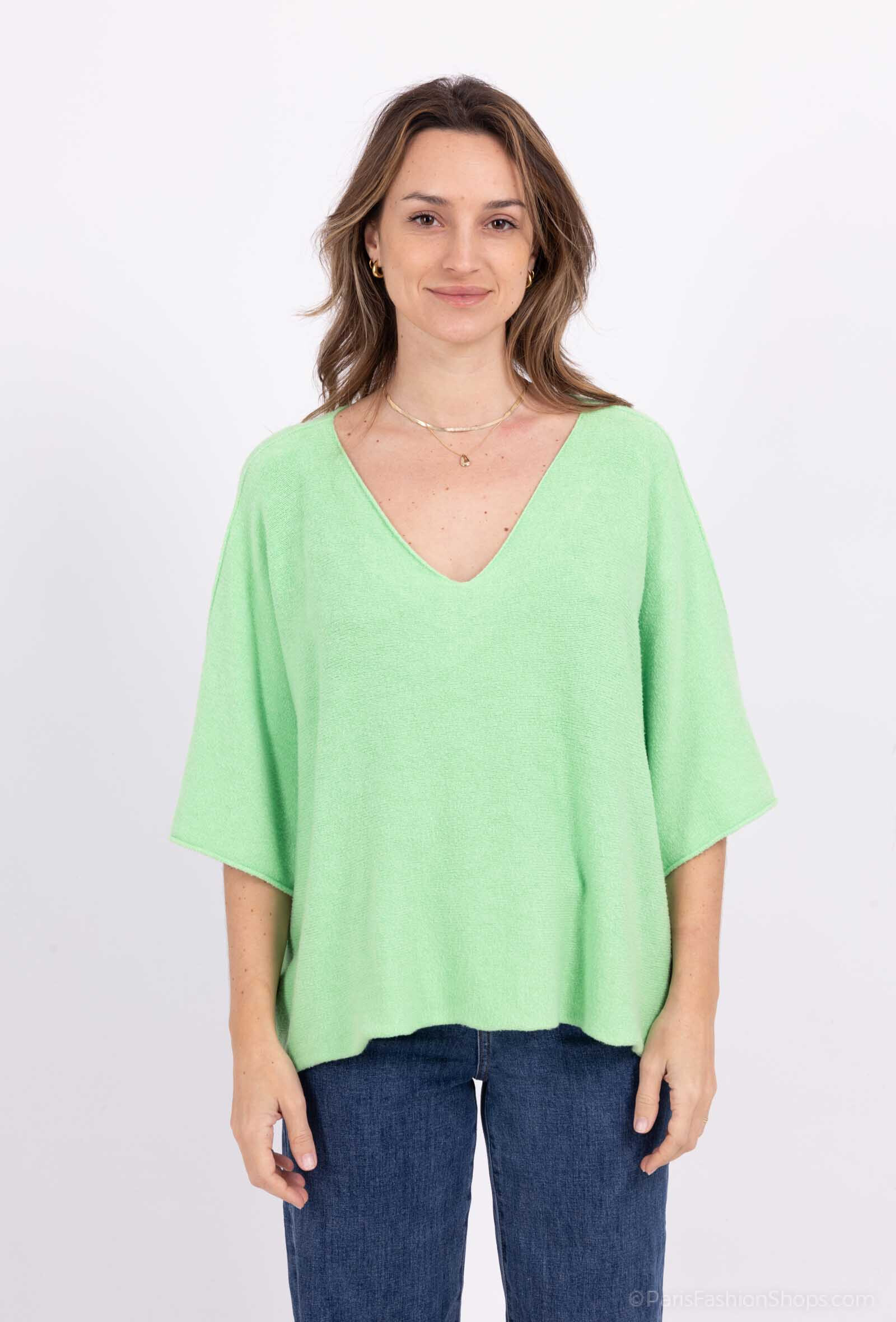 Wholesaler For Her Paris - Oversized plain sweater