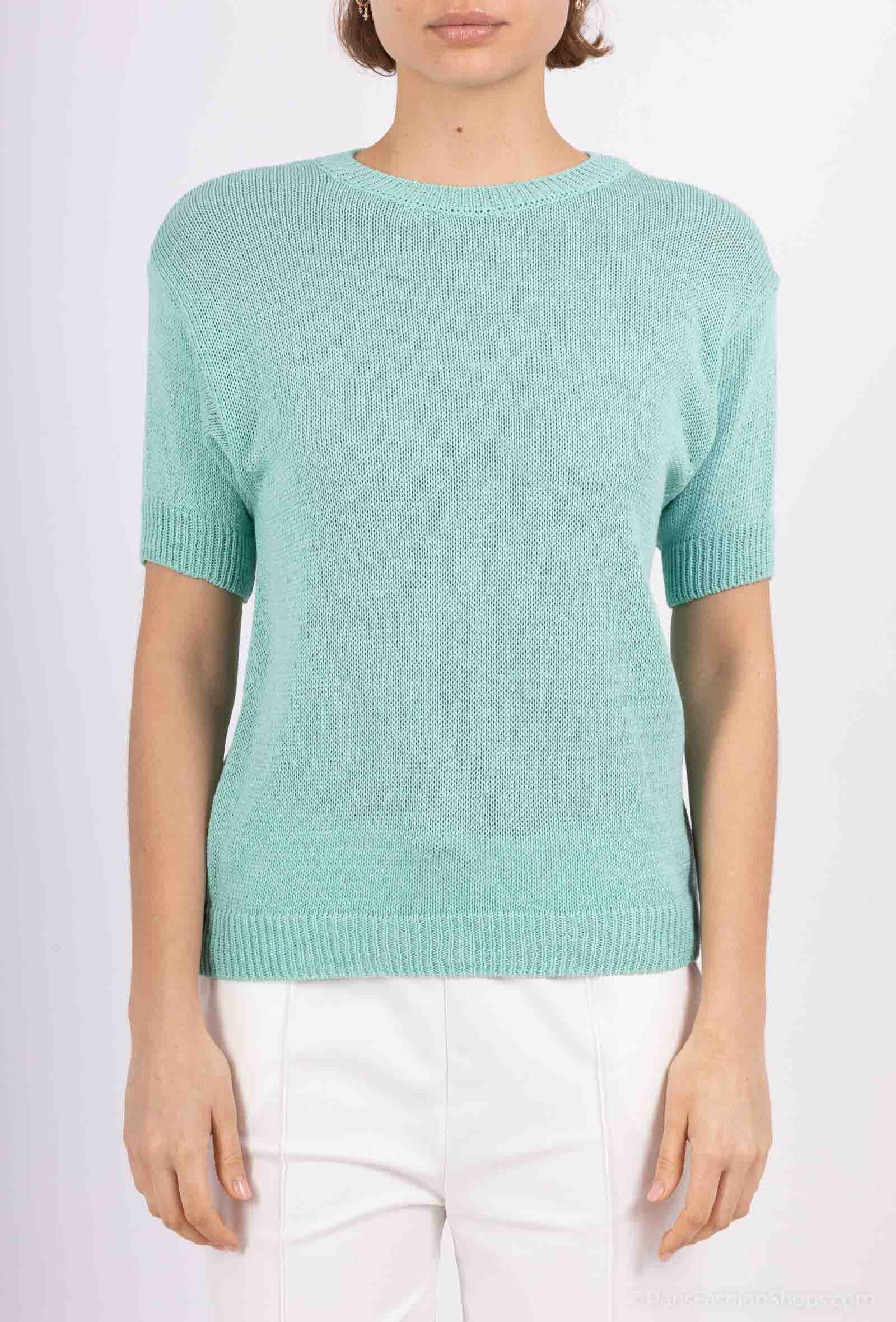 Wholesaler For Her Paris - United sweater 100% Cotton Round neck short sleeves