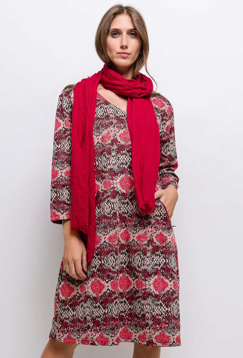 Wholesaler For Her Paris - Big size Printed dress