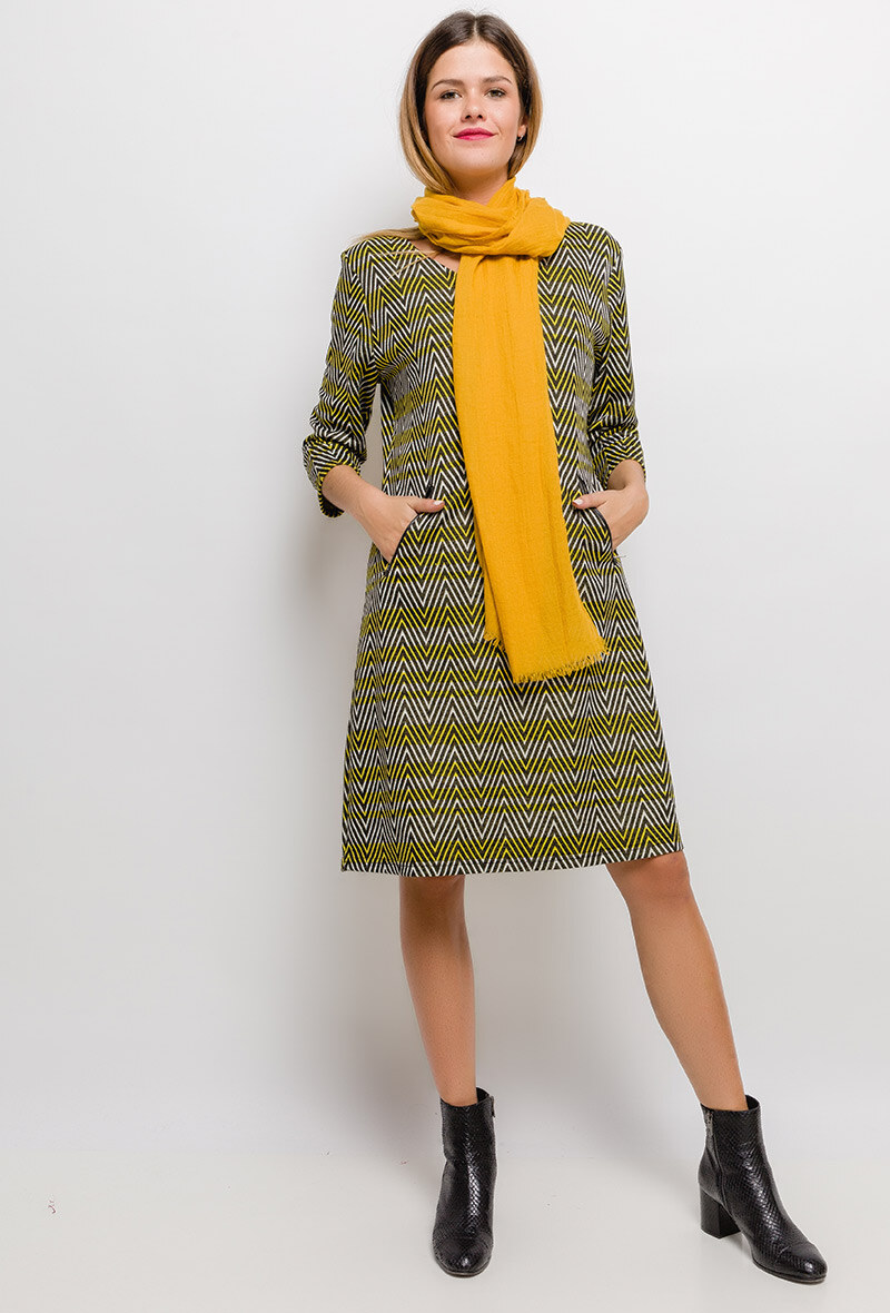 Wholesaler For Her Paris - Big size Printed dress