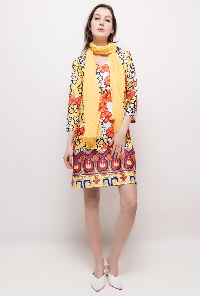 Wholesaler For Her Paris - Printed dress FLORENCE