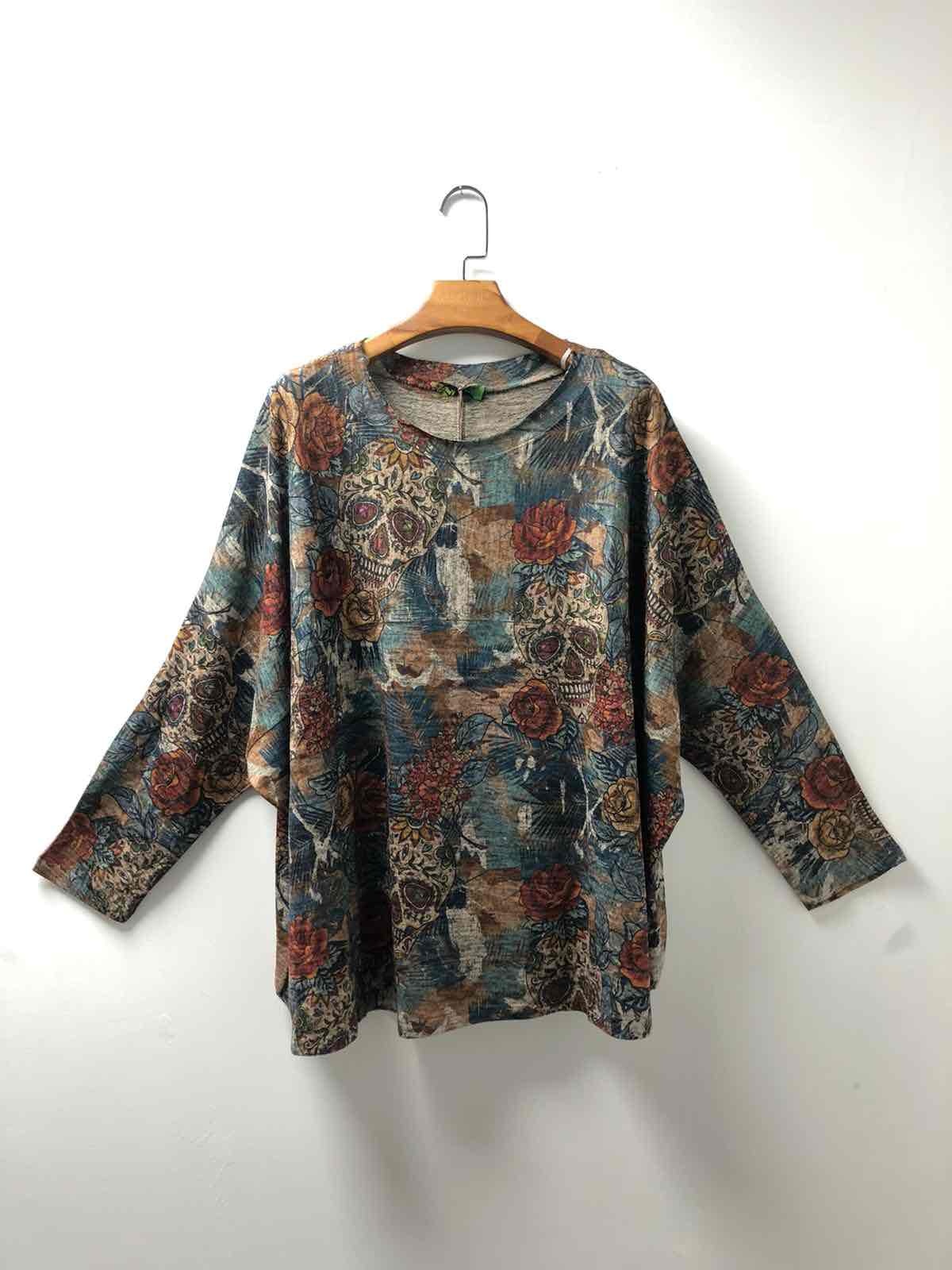 Wholesaler For Her Paris - Printed oversize top