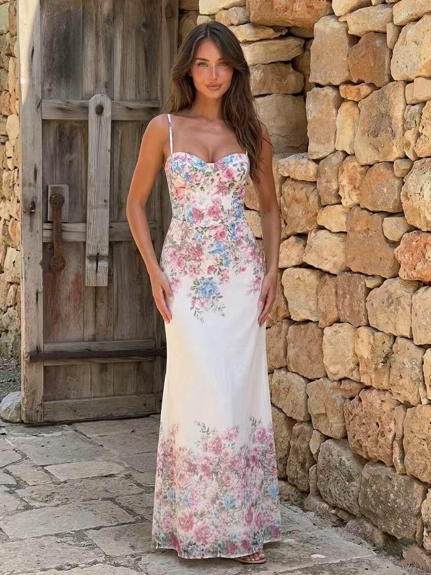 knee length dresses for ladies Free People Fp Beach Free-Est Gitana Midi Dress  White Chocolate Couture