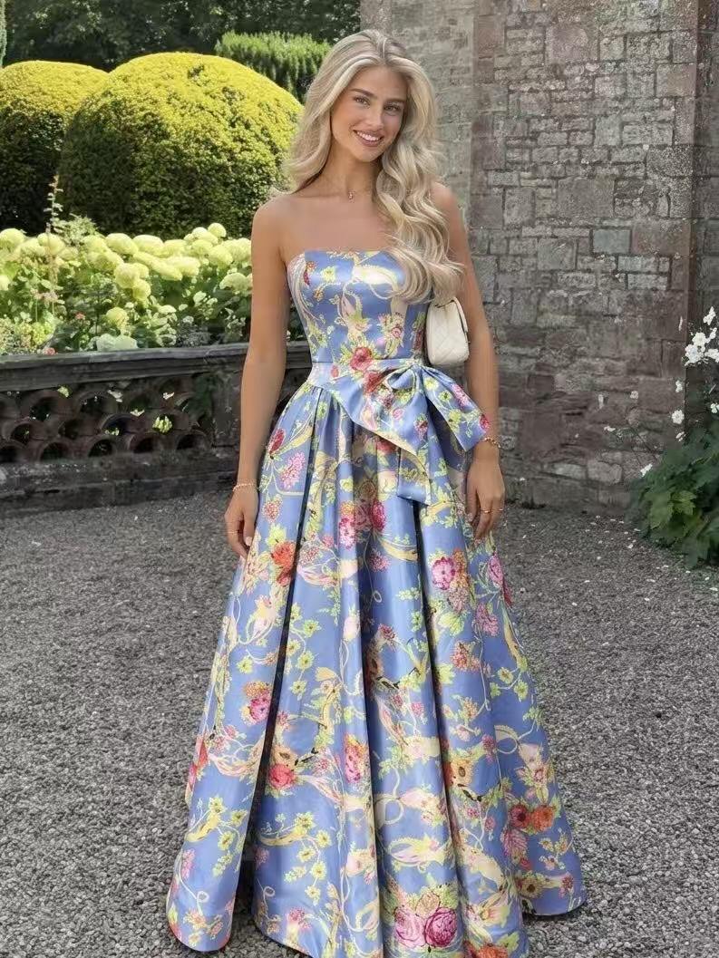 Grossiste FP & CO - robe de soirée imprimé fleurie