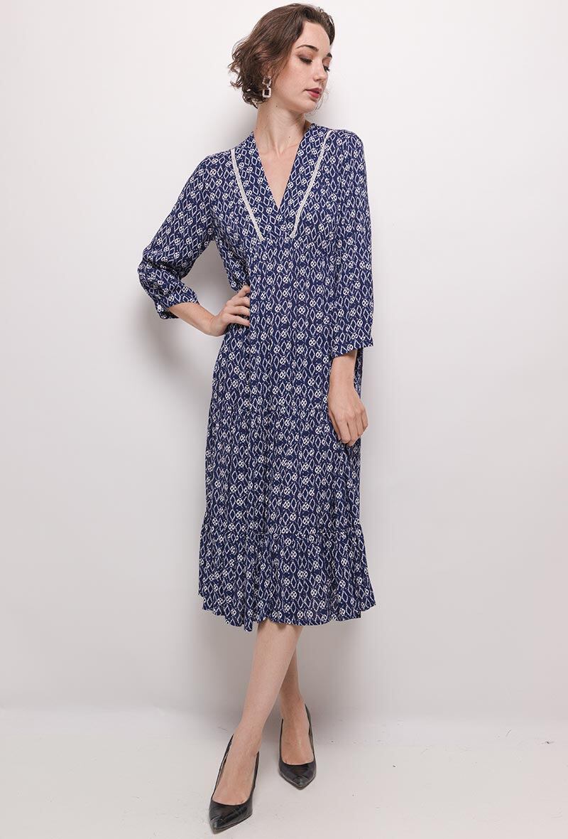 Wholesaler Freda - Long floral dress