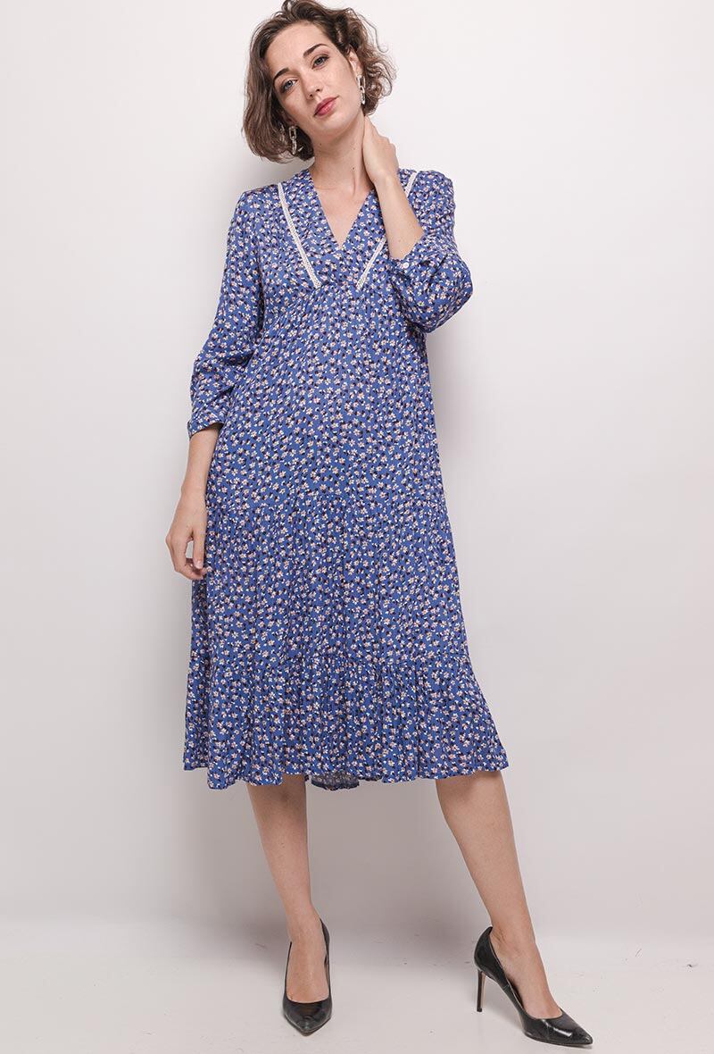 Wholesaler Freda - Long floral dress