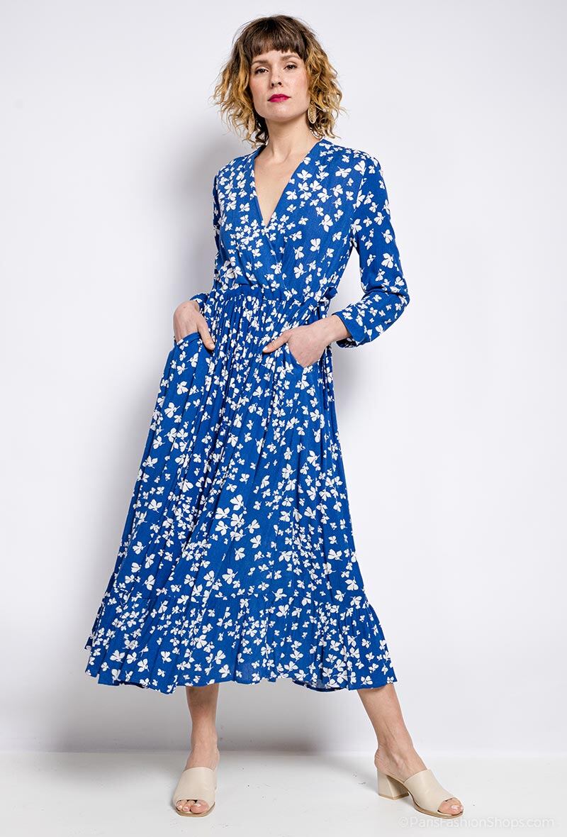 Wholesaler Freda - Wrap midi dress