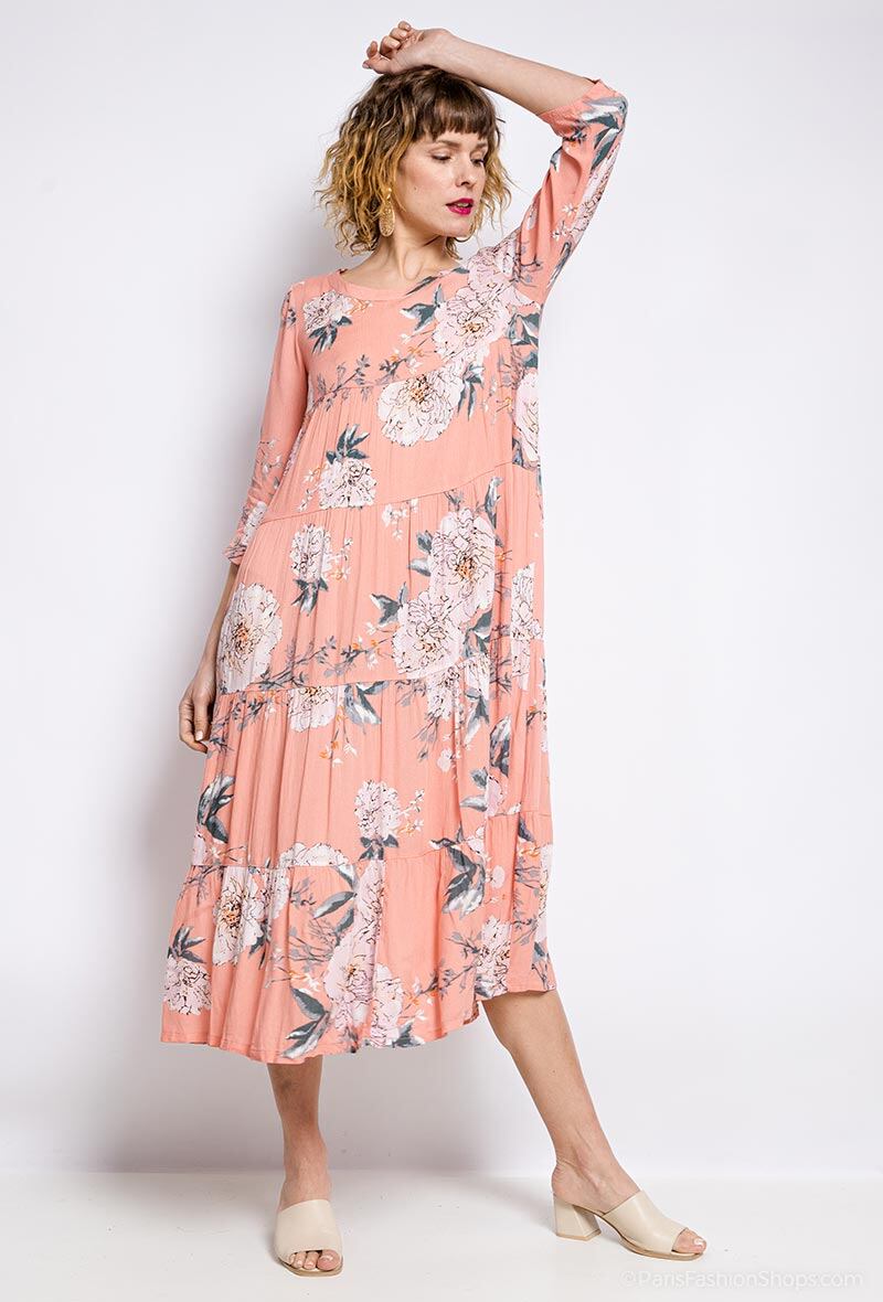 Wholesaler Freda - Printed midi dress