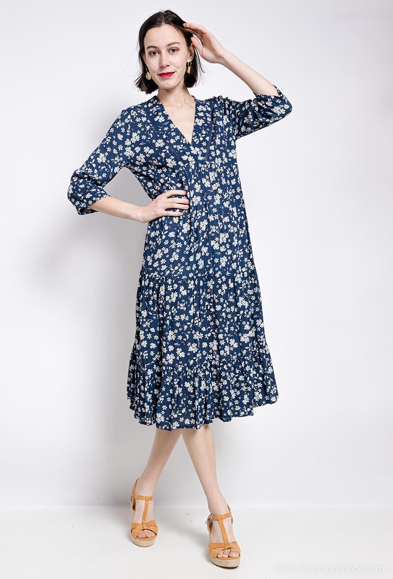 Wholesaler Freda - Printed midi dress