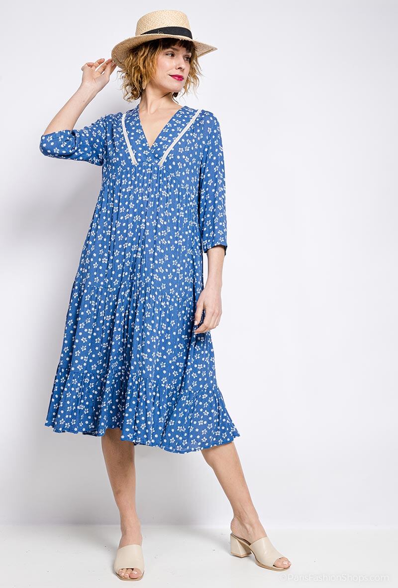 Wholesaler Freda - Printed midi dress