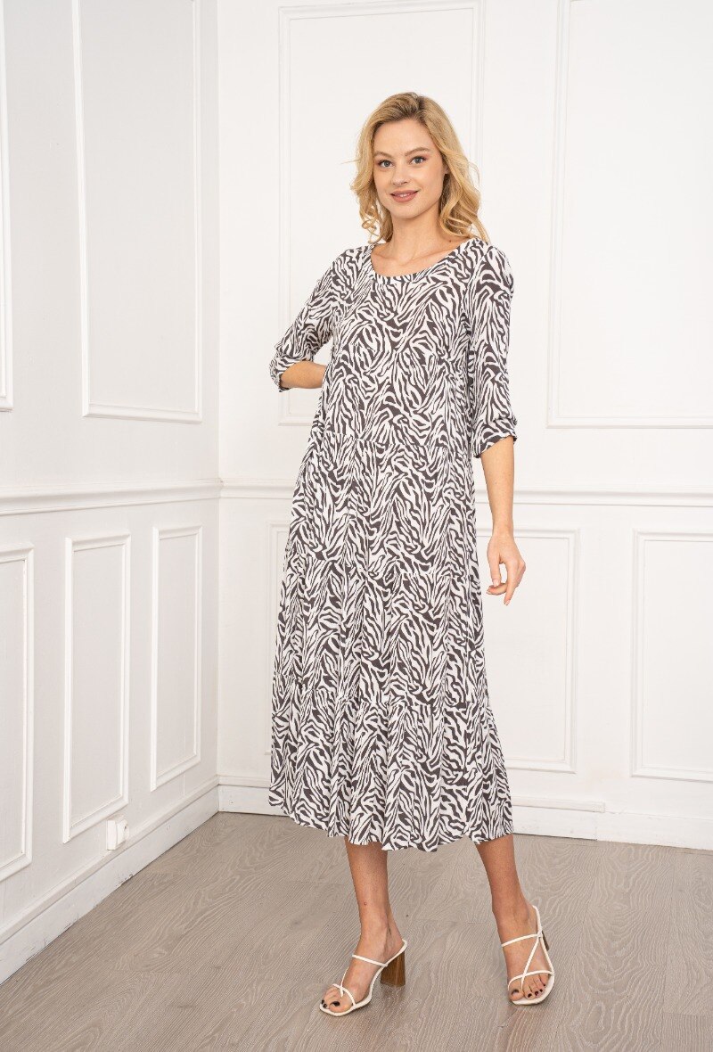 Wholesaler Freda - Printed long dress