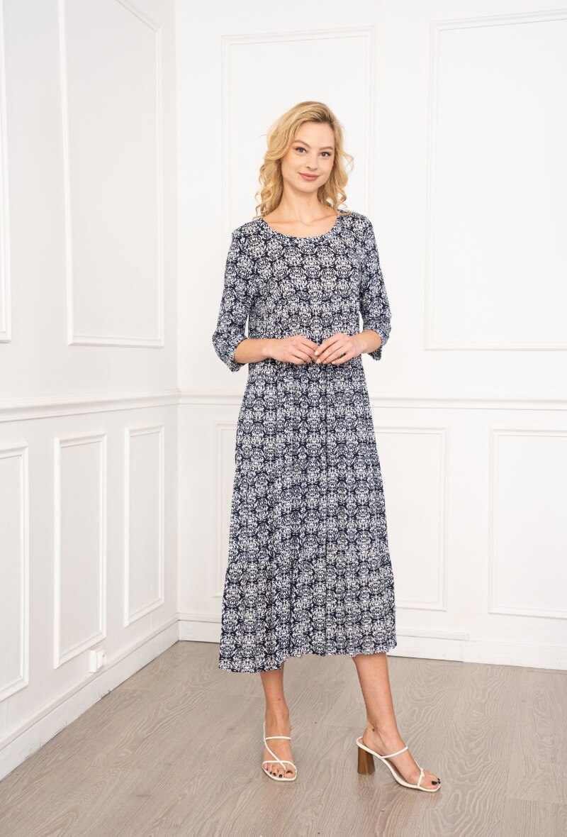 Wholesaler Freda - Printed long dress