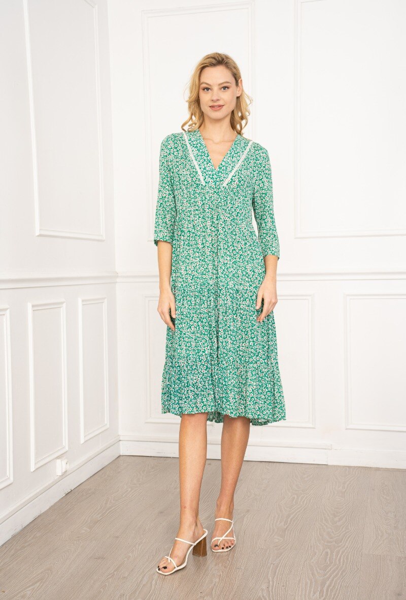 Wholesaler Freda - Printed long dress