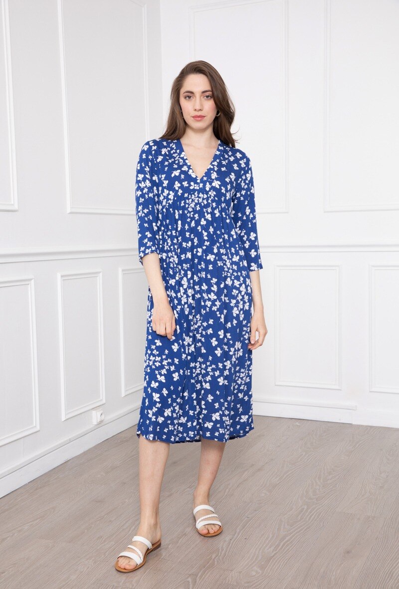 Wholesaler Freda - Long Printed Dress