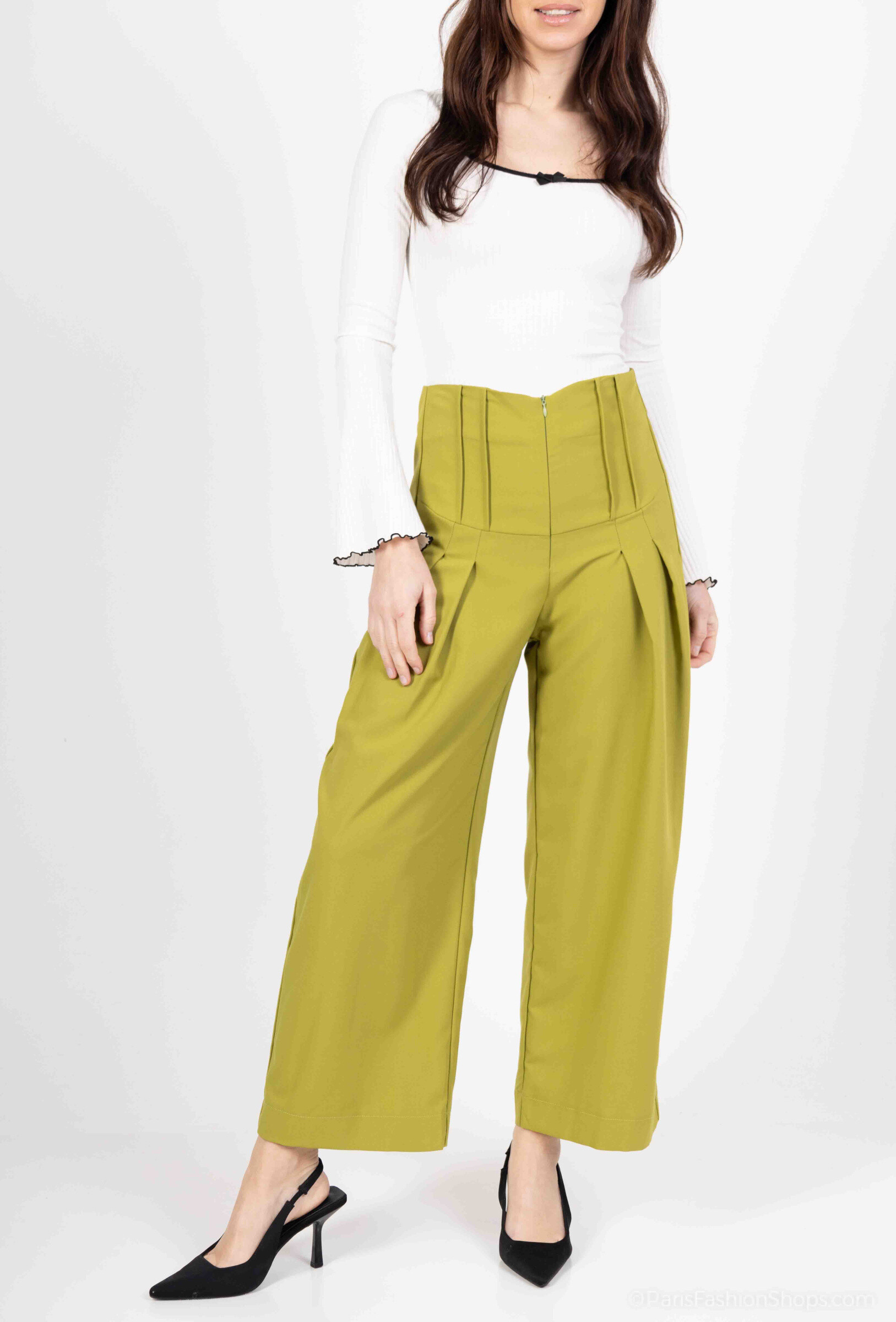 Wholesaler Freesia - Wide pants with drawstring