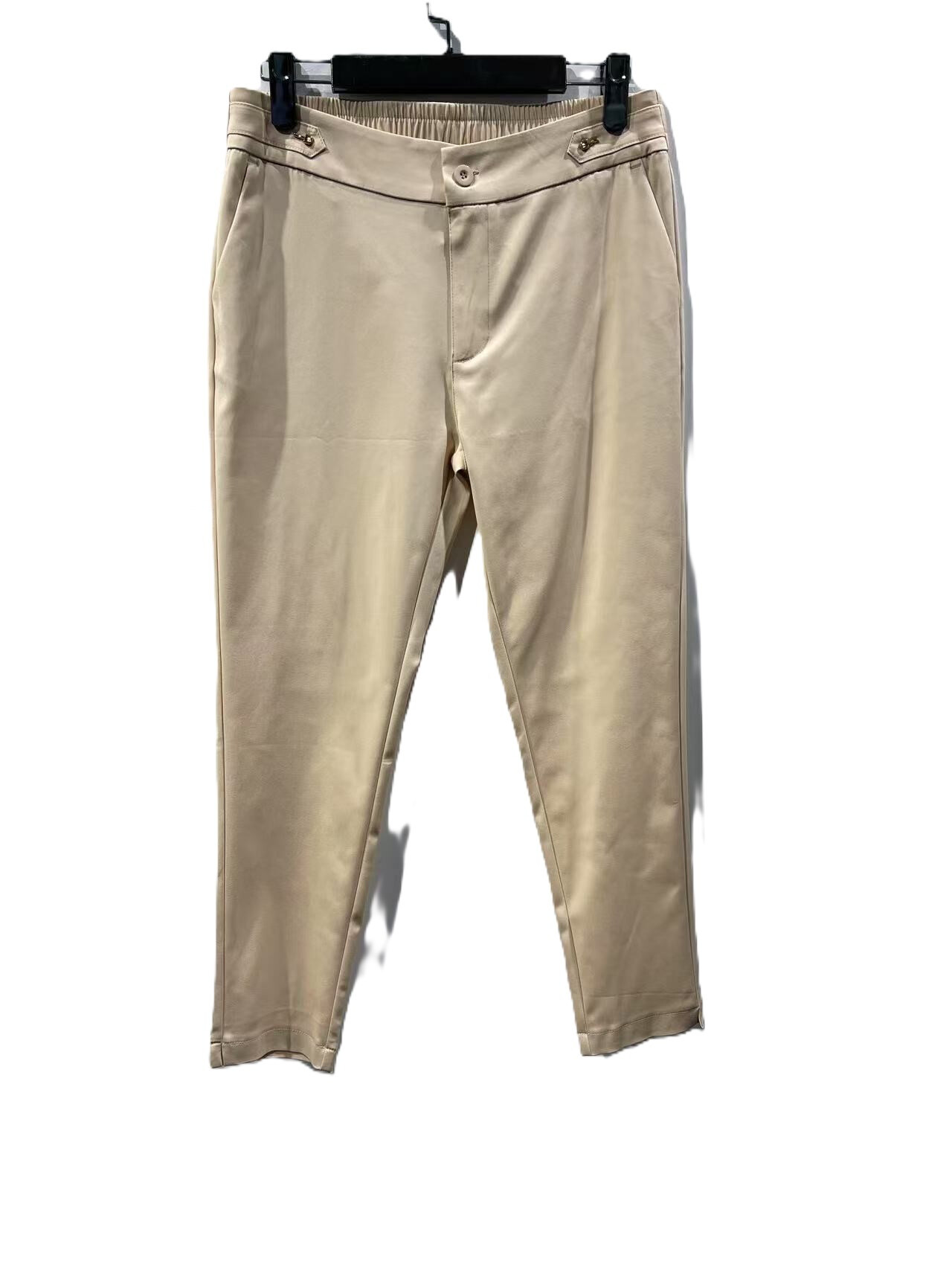 Grossista Freesia - Pantaloni chino alla caviglia con vita semi-elastica