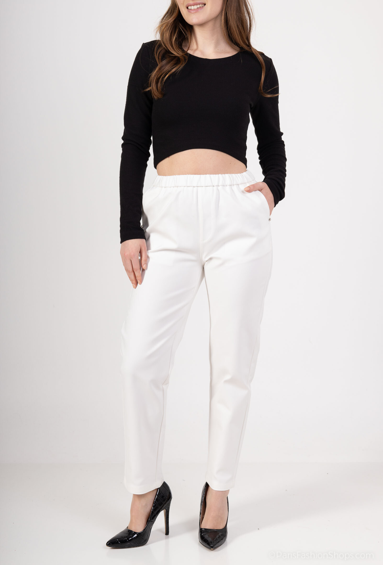Wholesaler Freesia - Straight cut chinos with belt