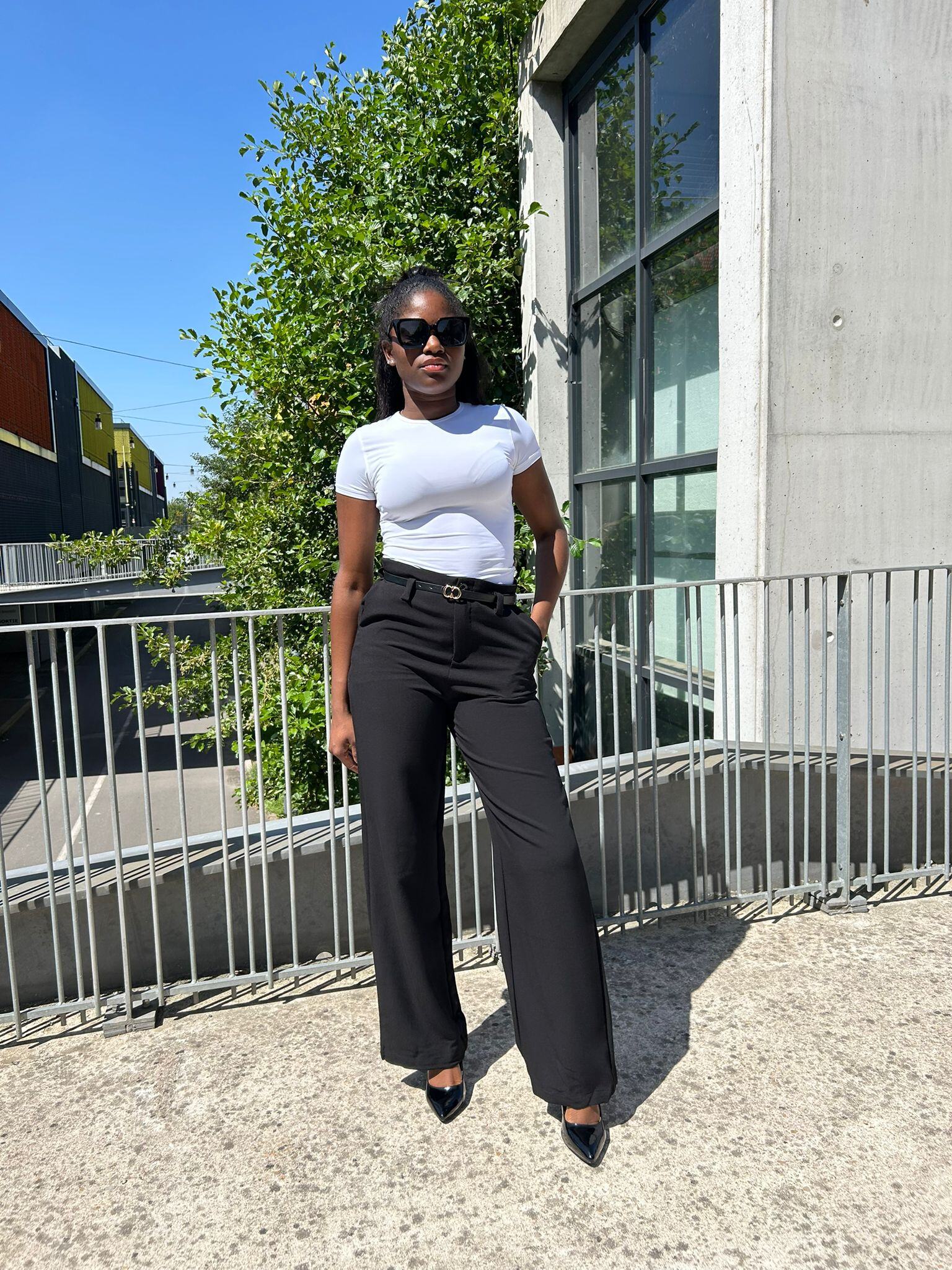 Wide pants with drawstring | Paris Fashion Shops