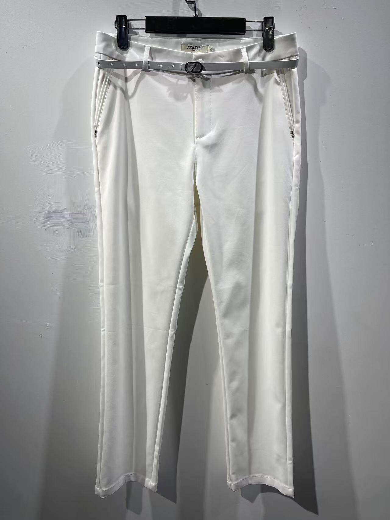 Wholesaler Freesia - Straight cut chinos with belt