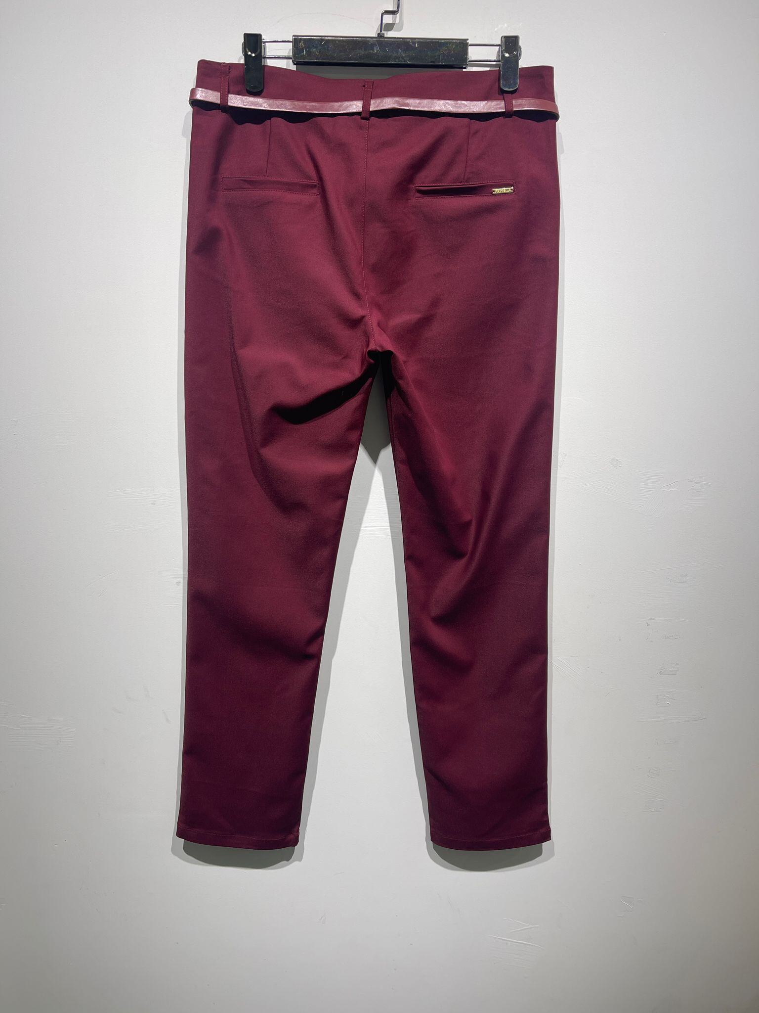 Straight-leg pants in color (Straight cut) - FREESIA | Paris 