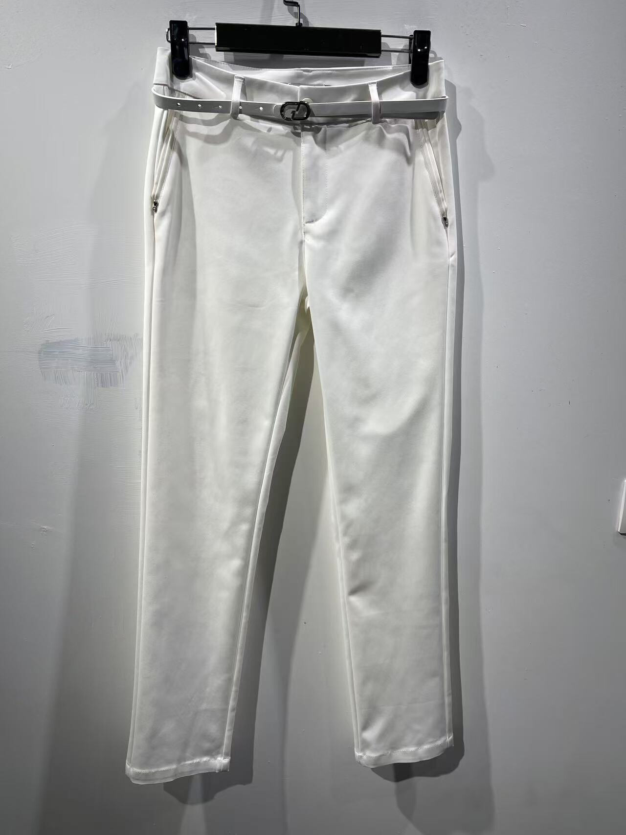 Wholesaler Freesia - Straight cut chinos with belt