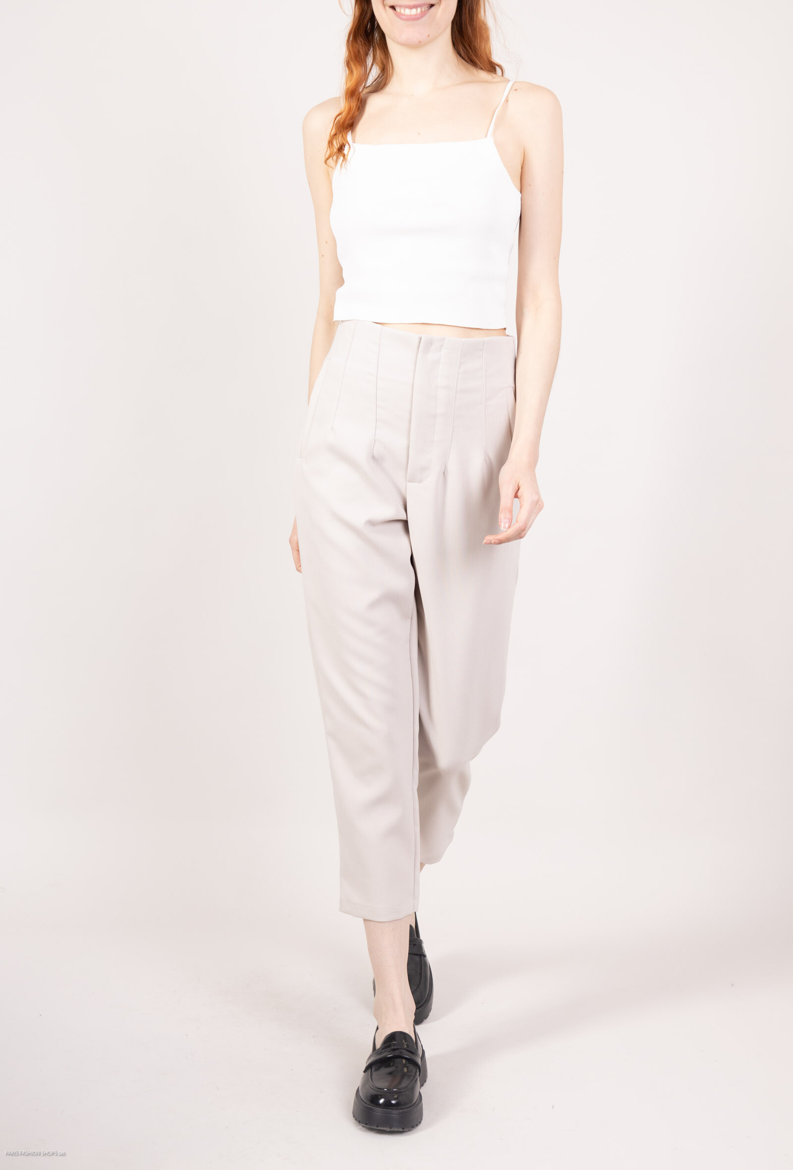 Wholesaler Freesia - Frenchy pleated fuzzled pants to fold