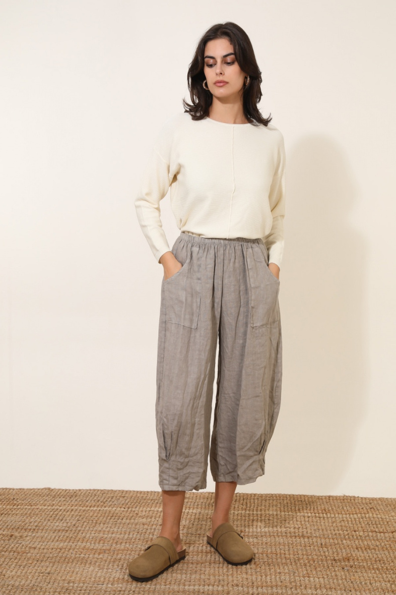 Wholesaler French Baiser - 3536 100% LINEN TROUSERS