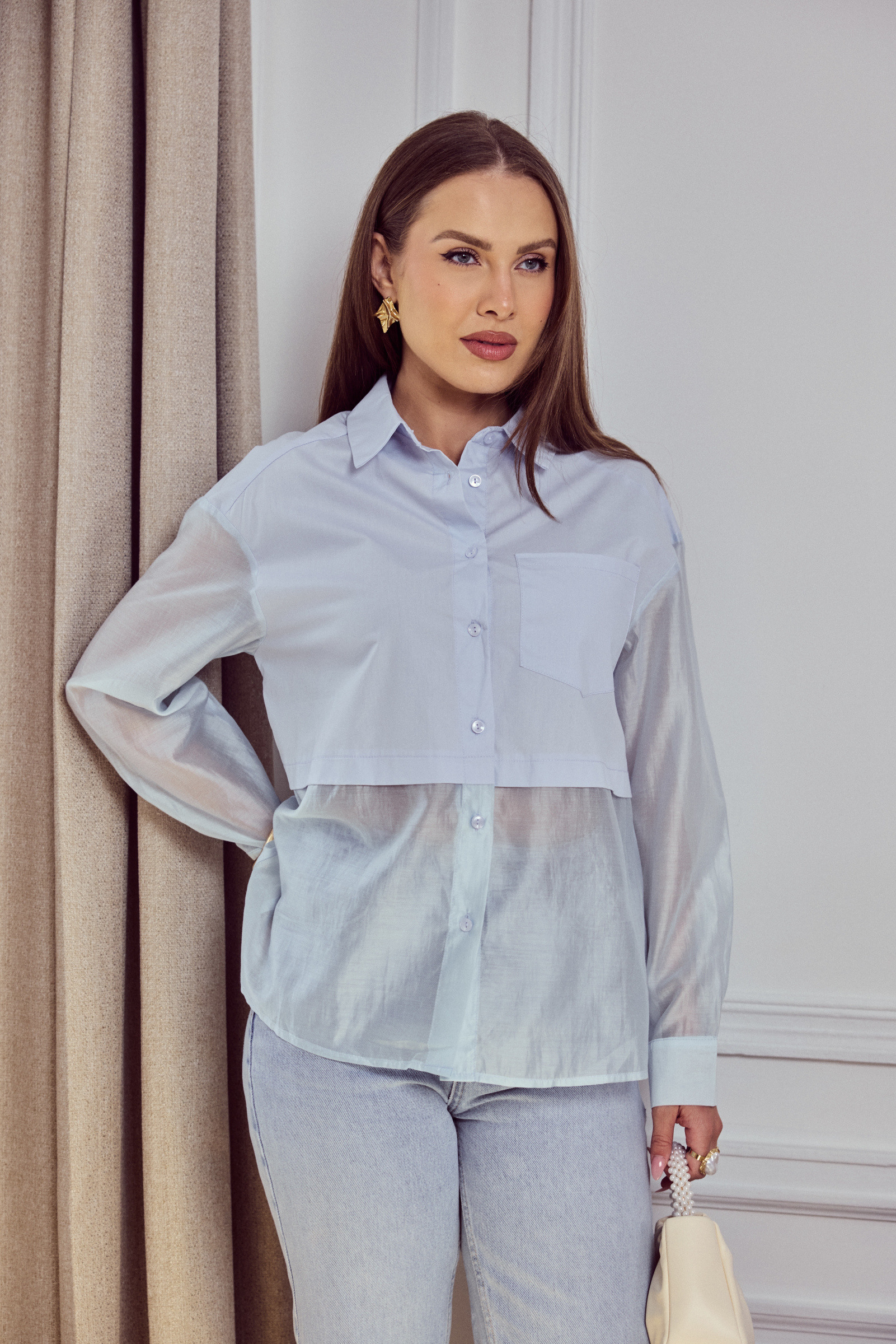 Großhändler Frime Paris - Rückseitig gebundene Bluse