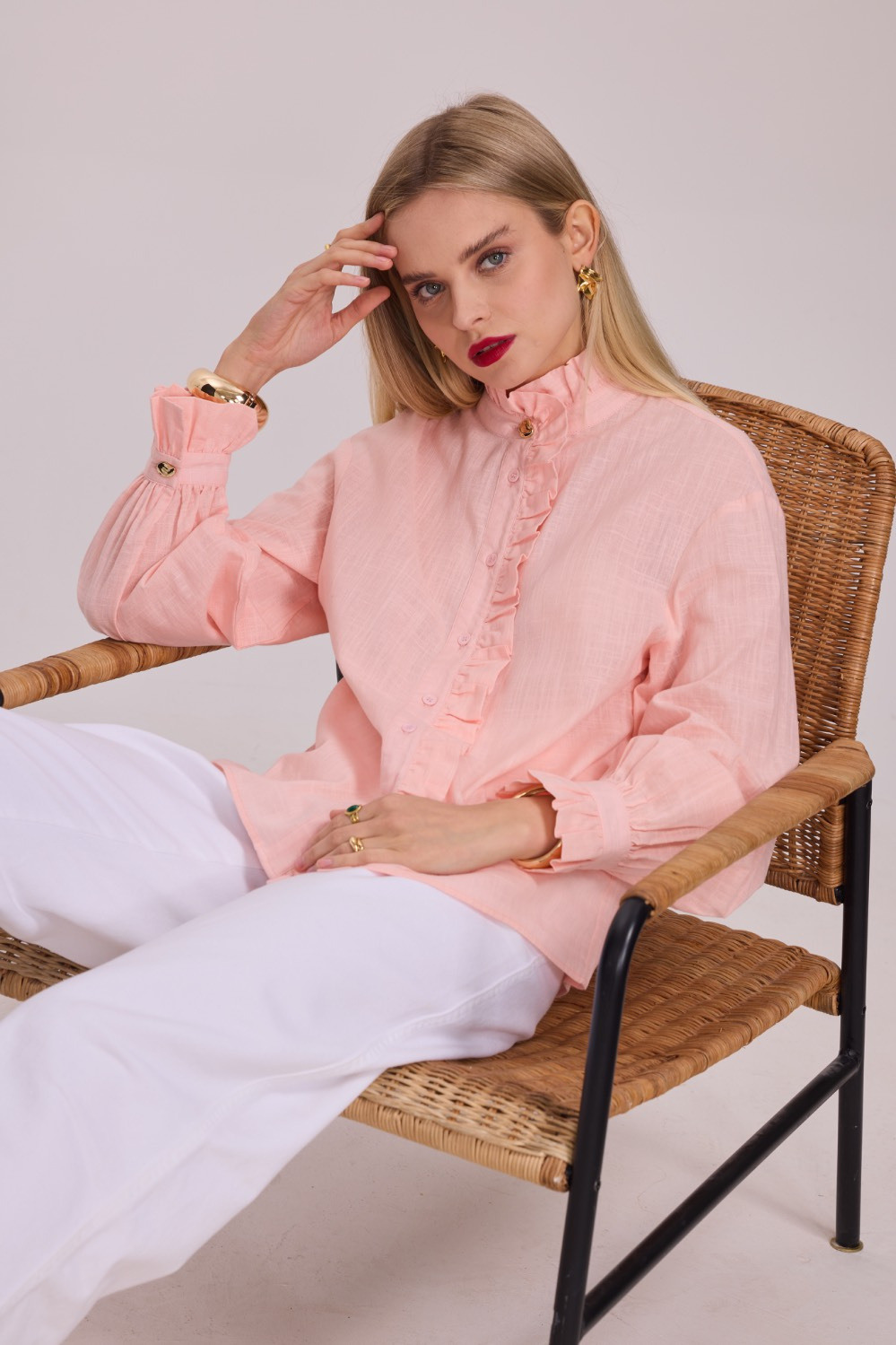 Grossista Frime Paris - Blusa a collo alto