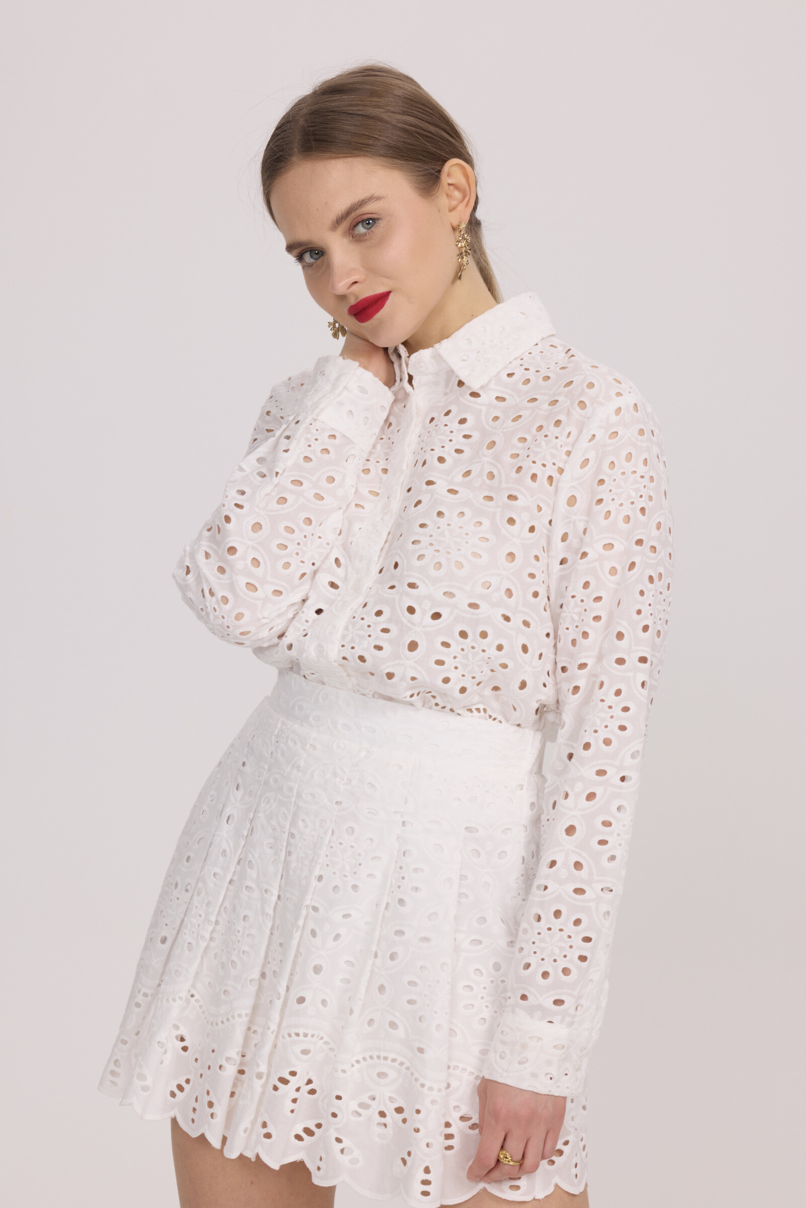 Wholesaler Frime Paris - English embroidery shirt