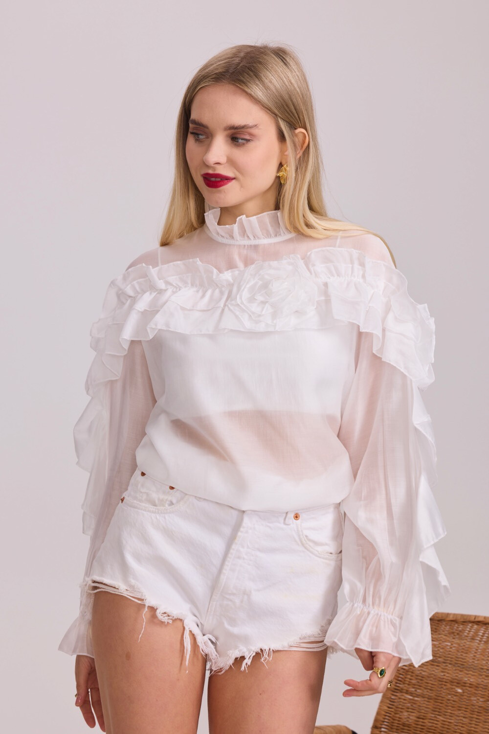 Mayorista Frime Paris - Camisa de volante