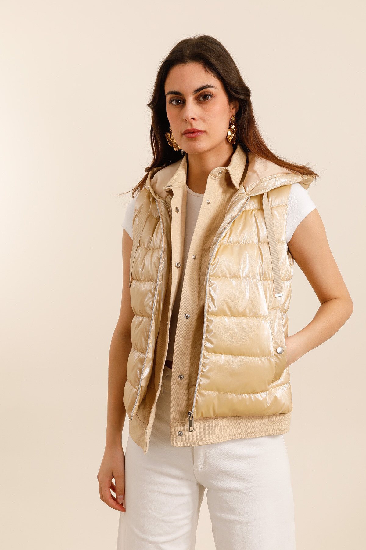 Wholesaler Frime Paris - Hooded down jacket