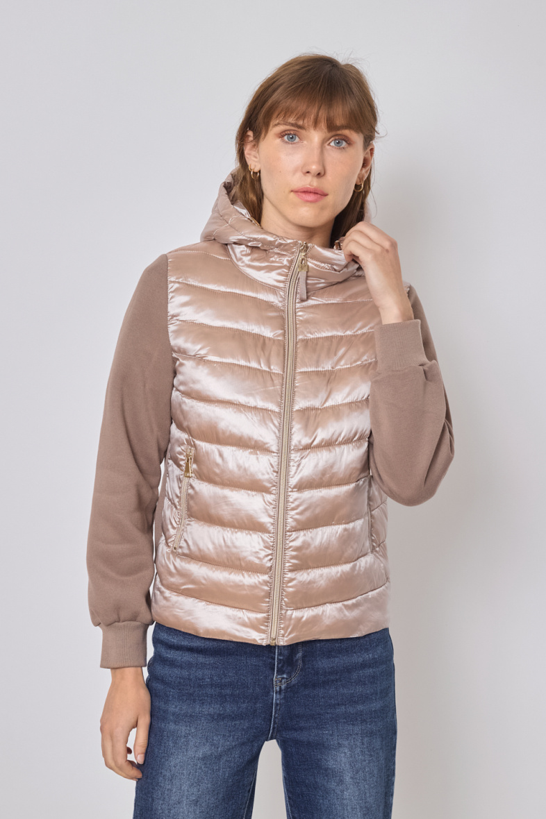 Grossista Frime Paris - Giacca leggera in piumino con cappuccio