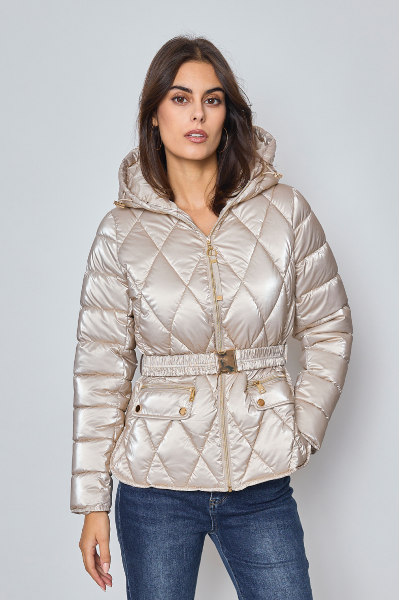 Wholesaler Frime Paris - Shiny down jacket with hood