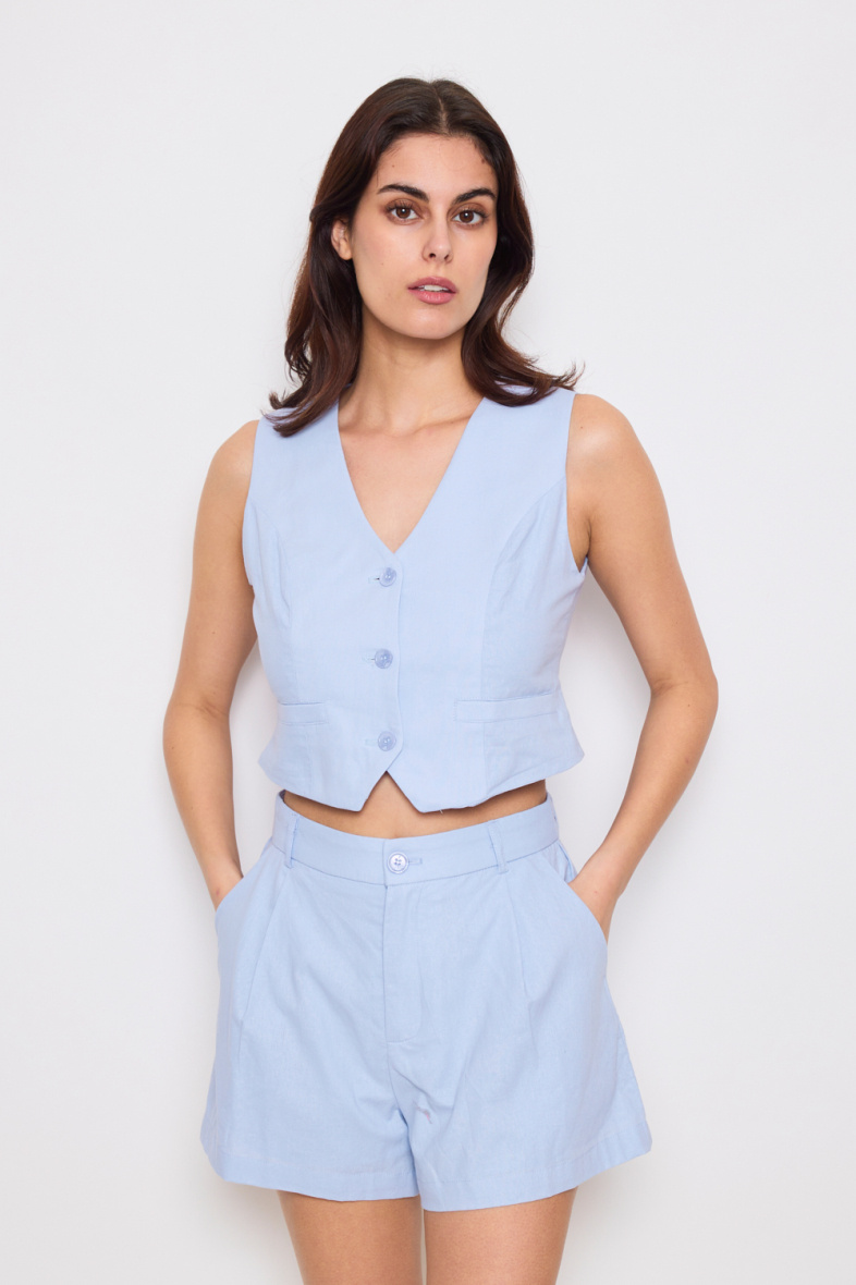 Grossista Frime Paris - Gilet senza maniche con scollo a V