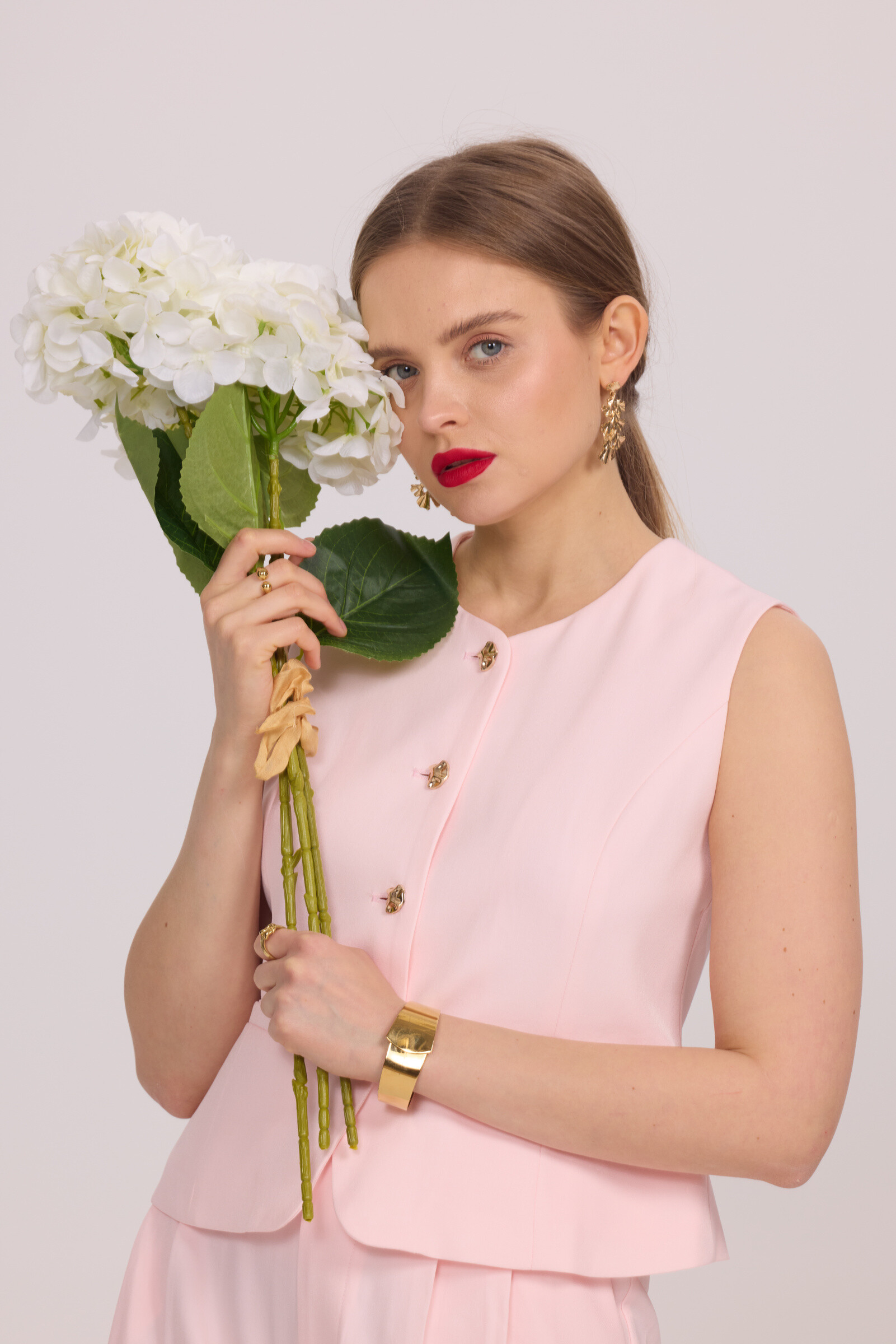 Wholesaler Frime Paris - Sleeveless vest with golden buttons