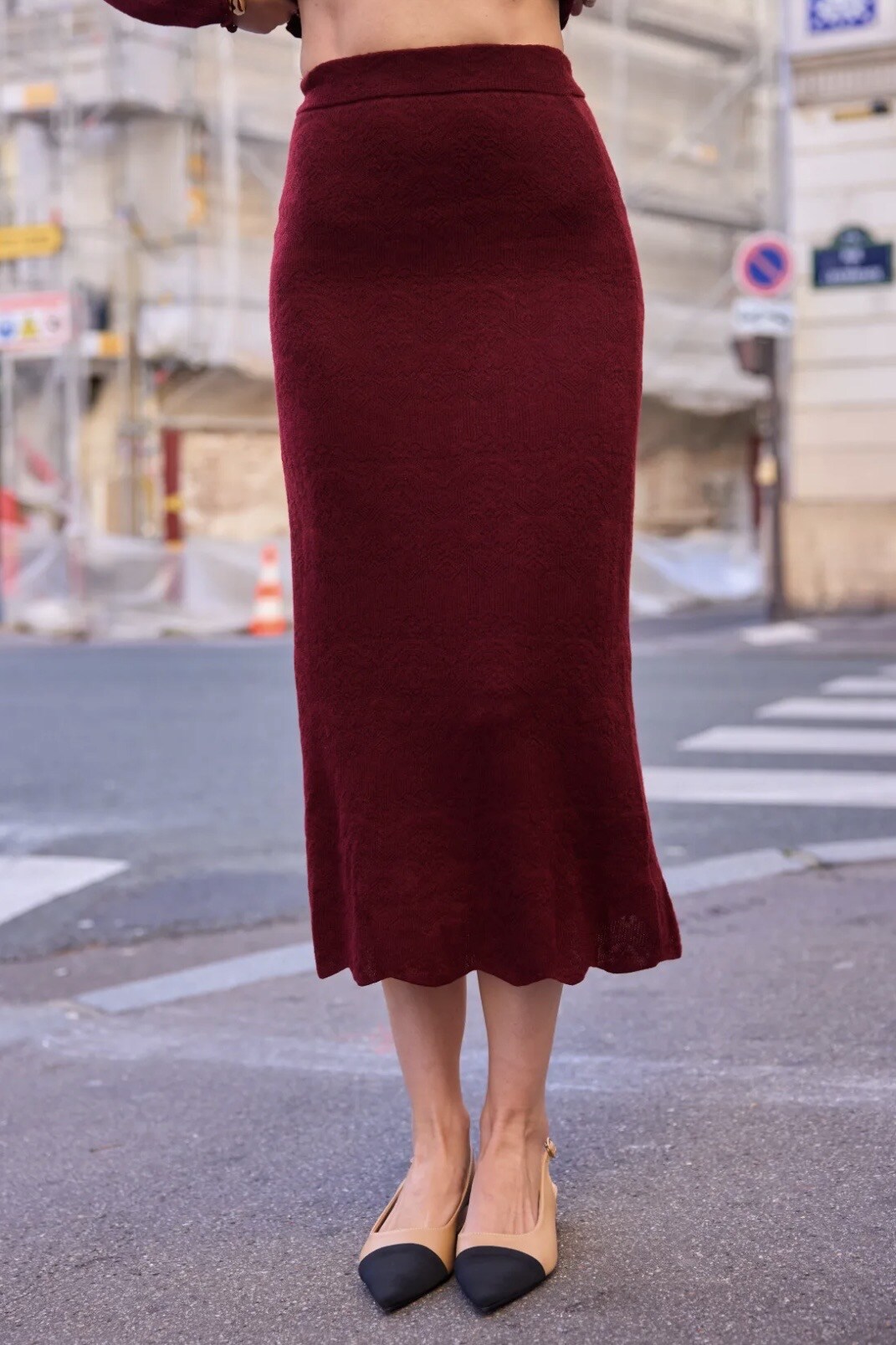 Grossiste Frime Paris - Jupe mi-longue avec motifs