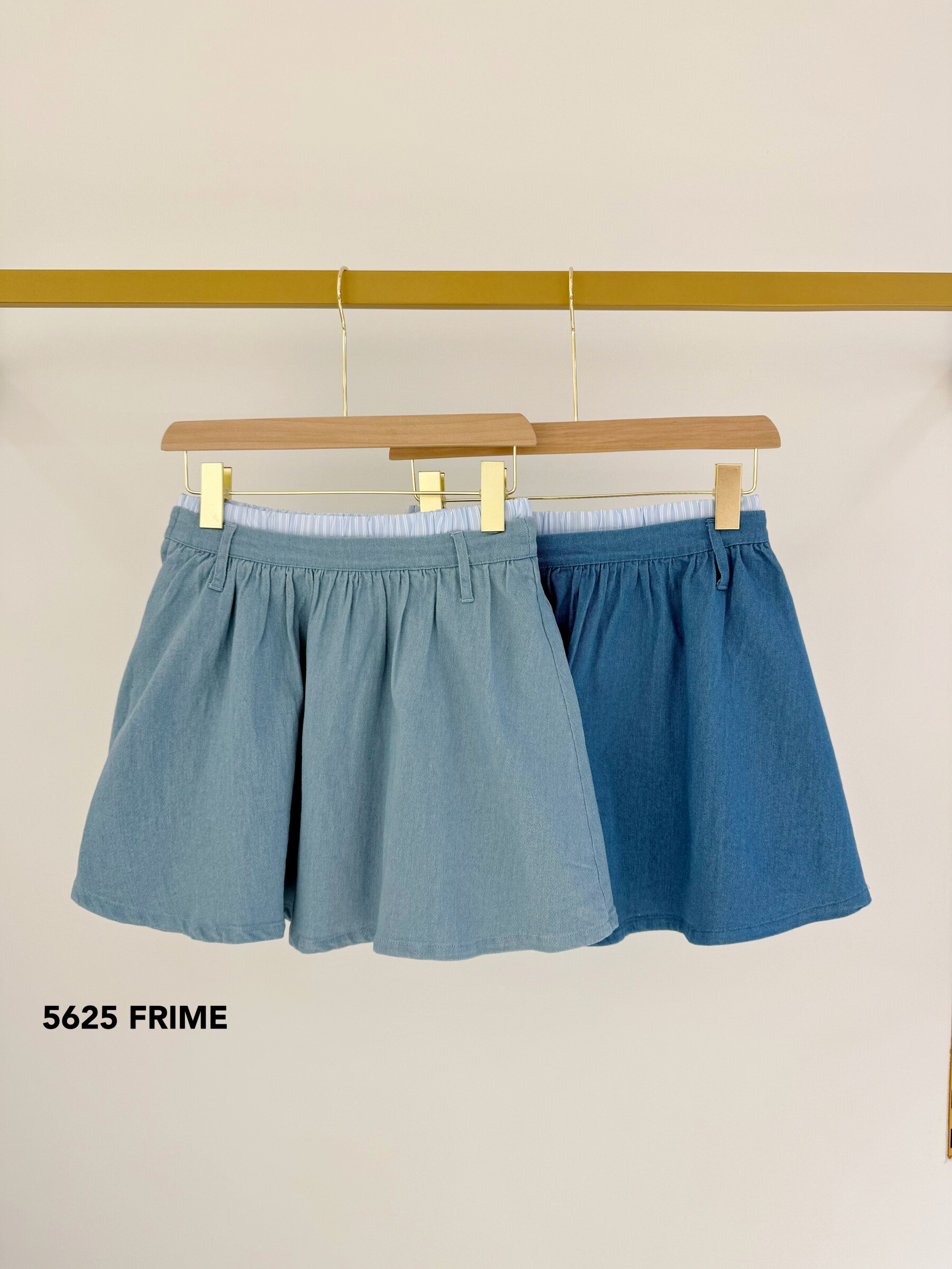 Wholesaler Frime Paris - Short denim skirt