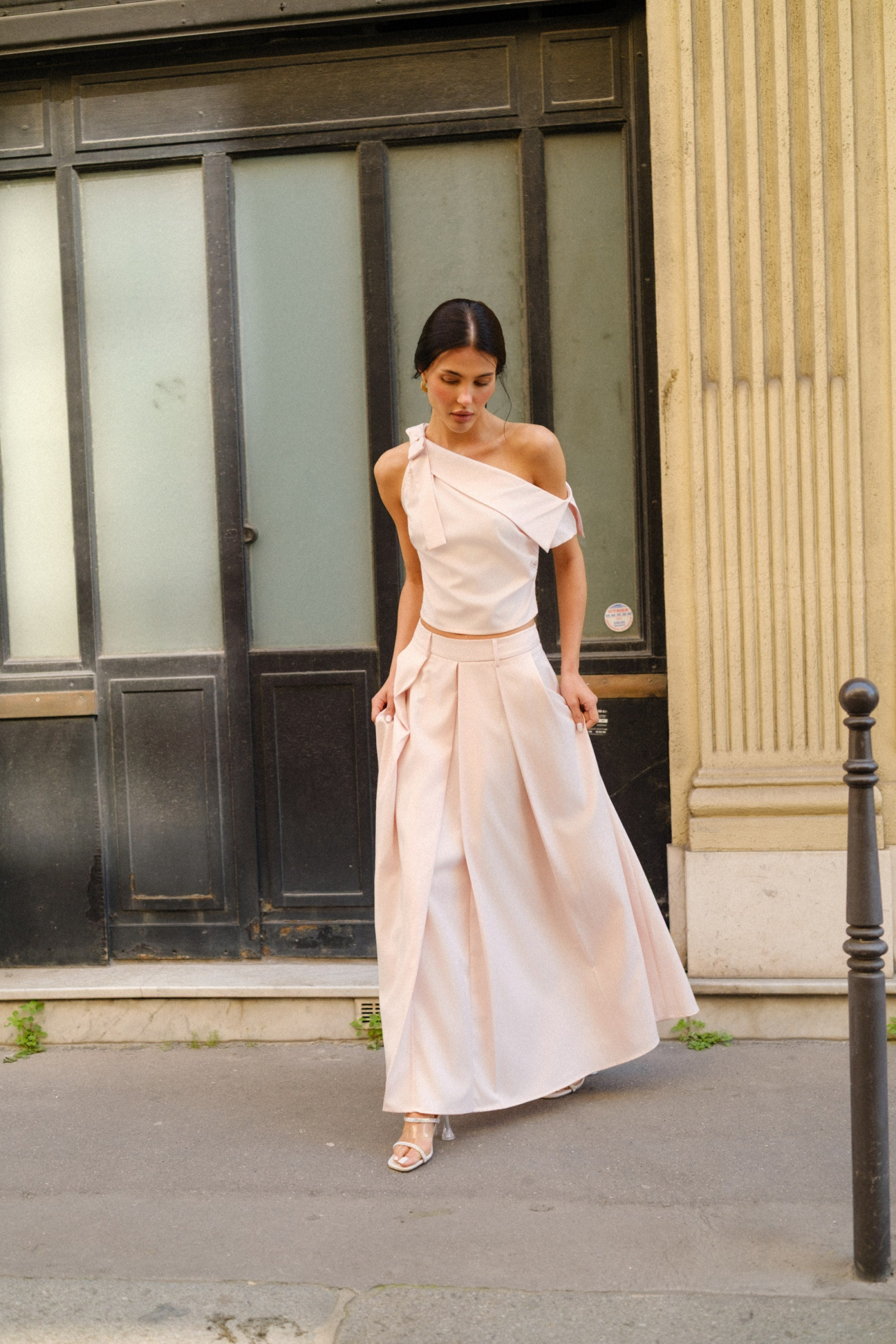 Grossiste Frime Paris - Jupe longue plissée