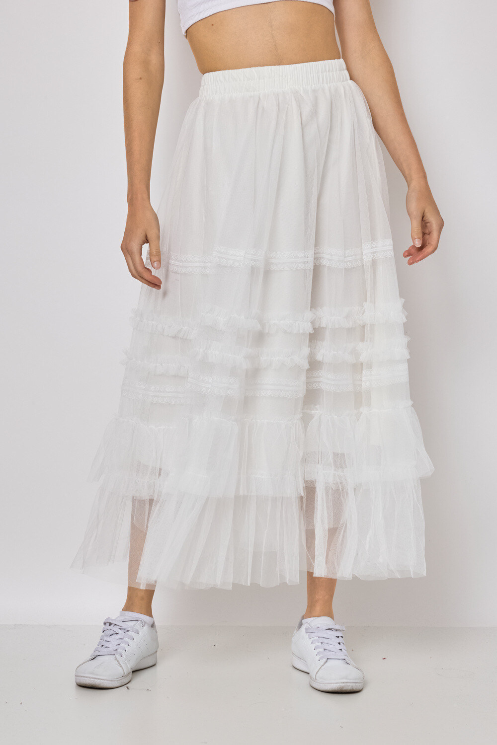 Grossiste Frime Paris - Jupe longue en tulle