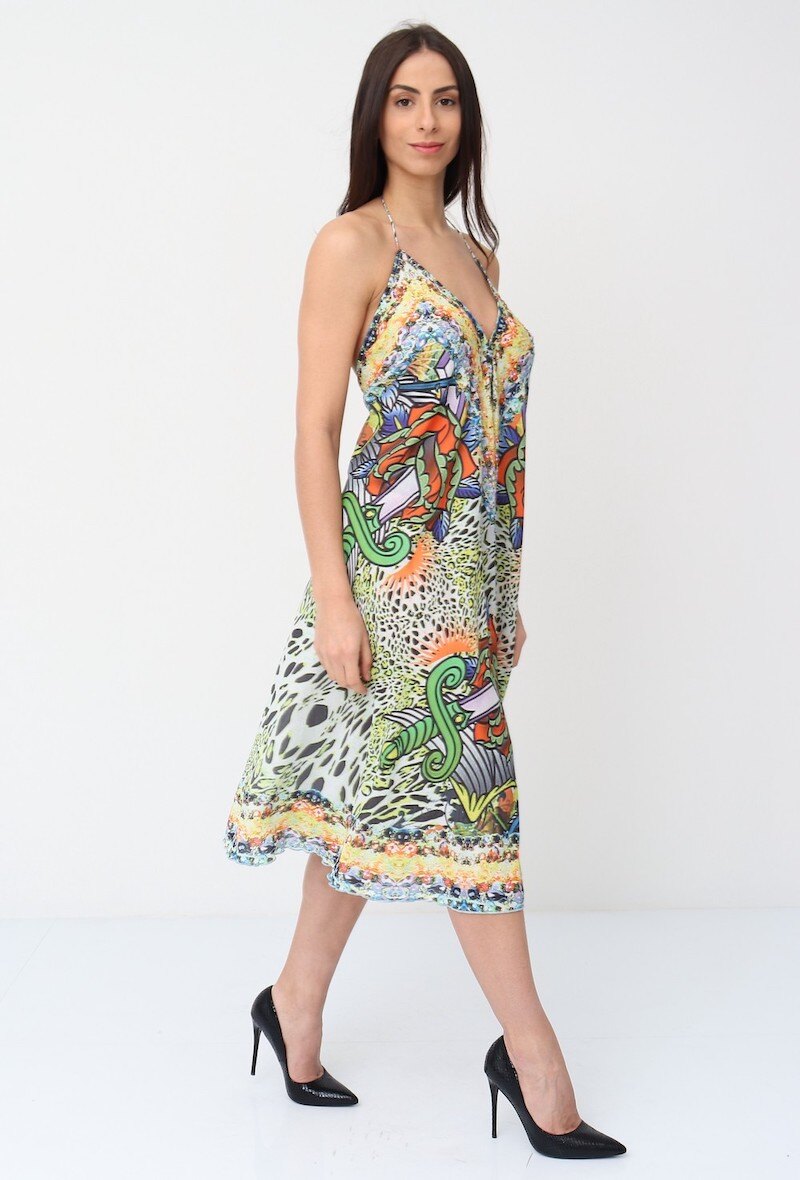 Großhändler Frime Paris - Rückenfreies Midikleid