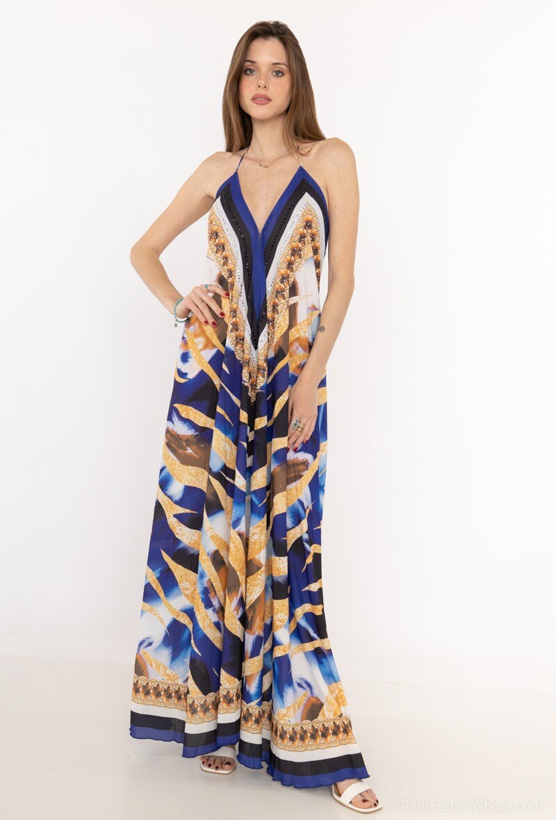 Großhändler Frime Paris - Rückenfreies Maxikleid