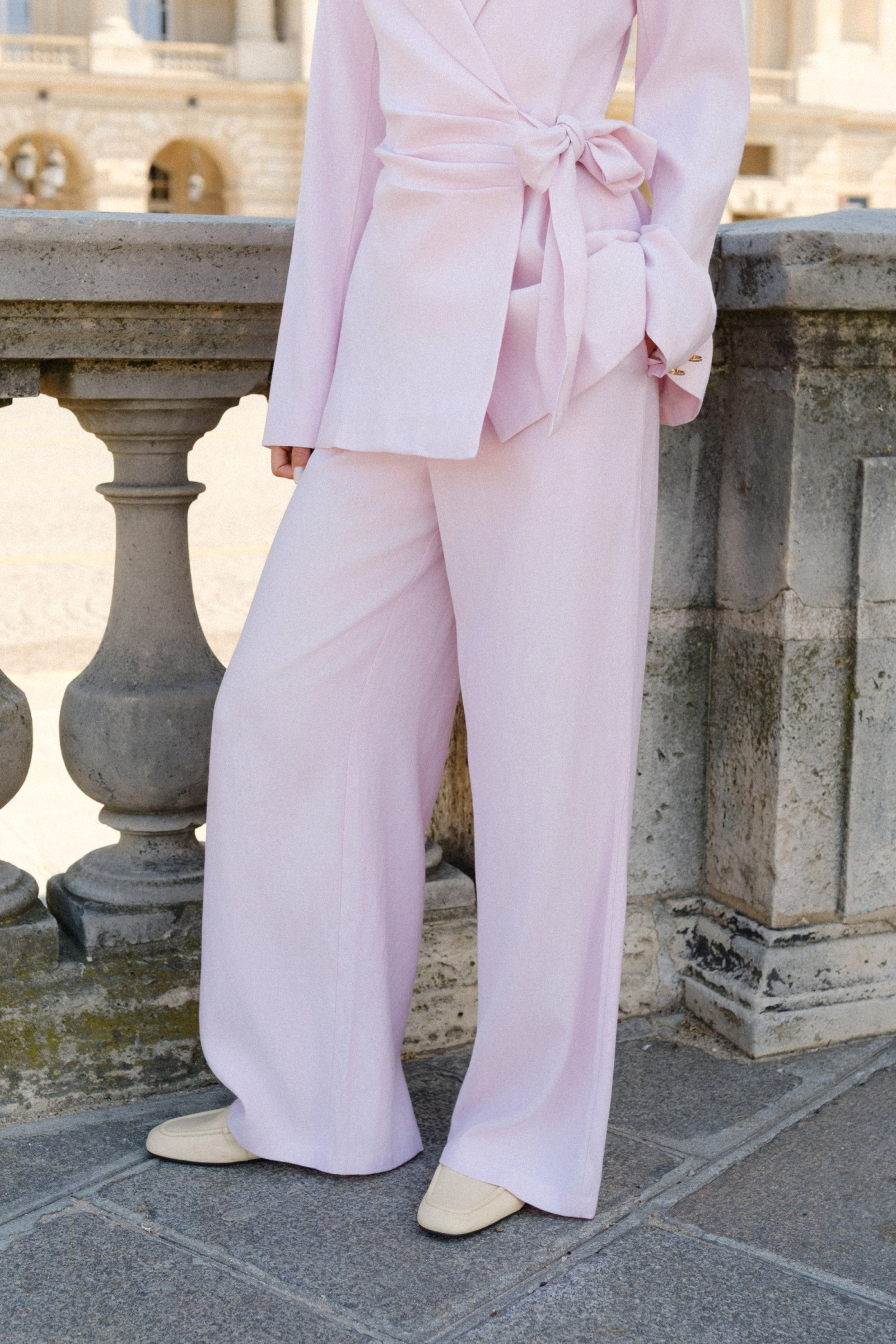 Mayorista Frime Paris - Pantalón recto efecto lino
