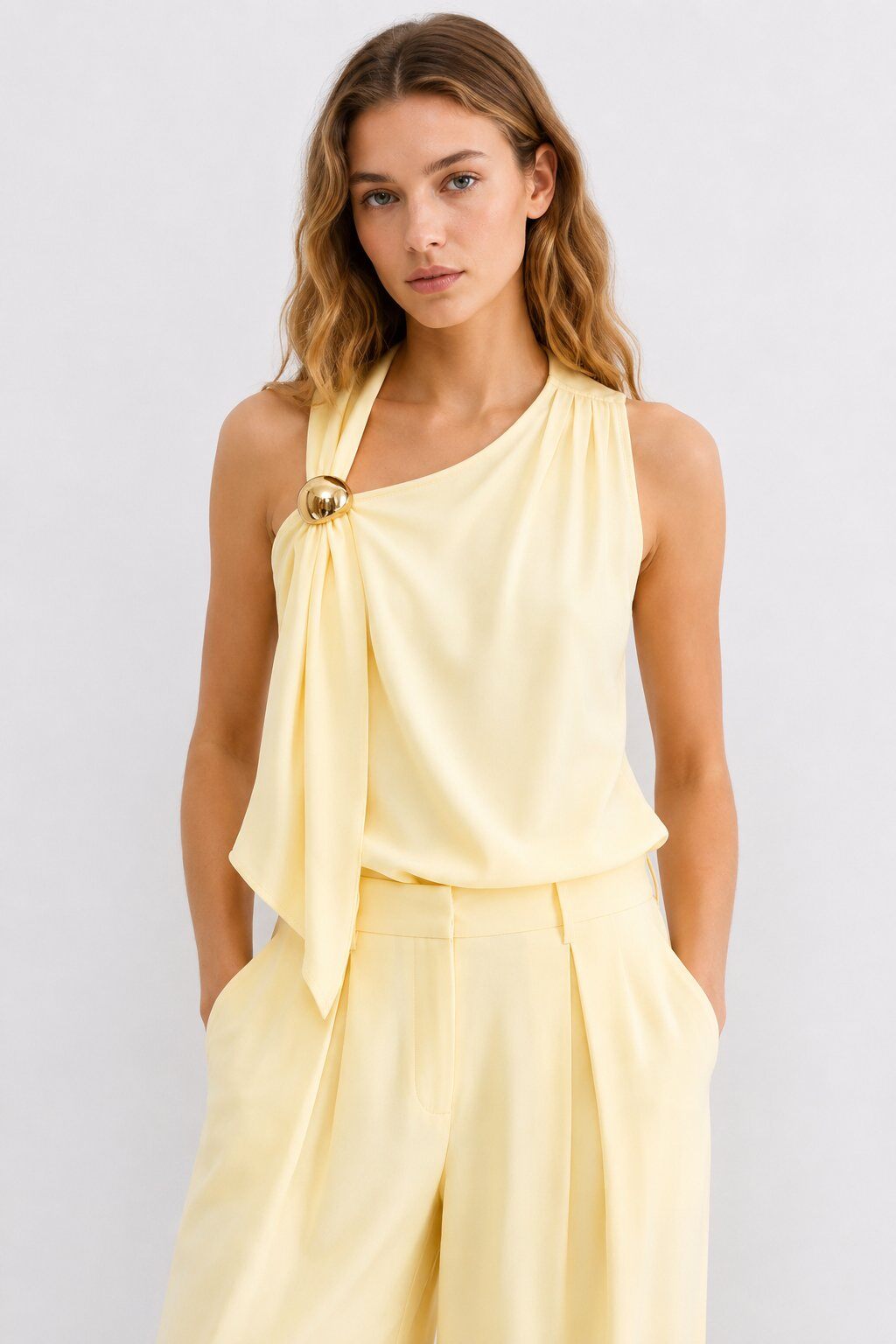 Grossiste Frime Paris - Top asymétrique drapé