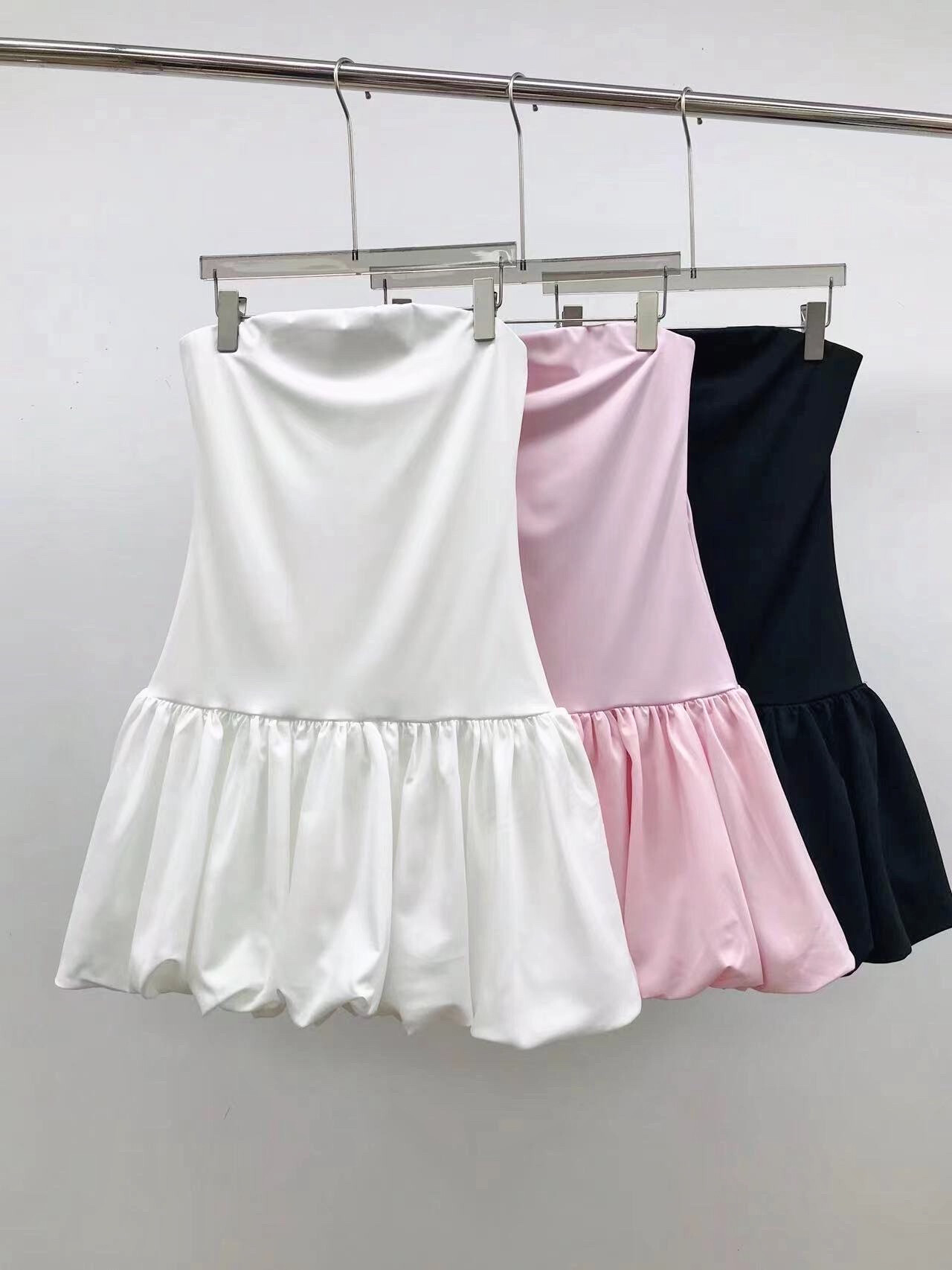 Wholesaler Frime Paris - Short dress with ruffles